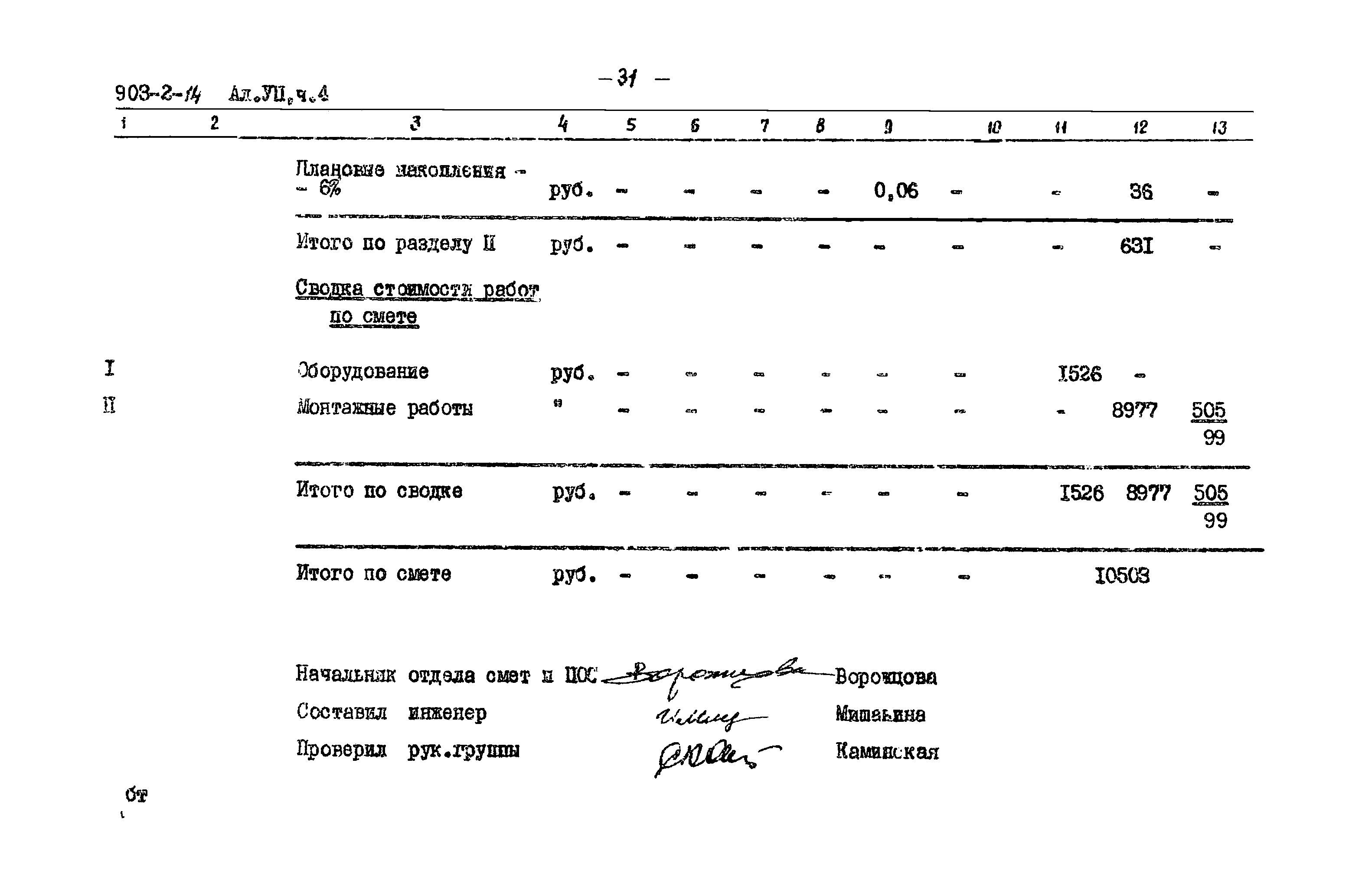 Типовой проект 903-2-15