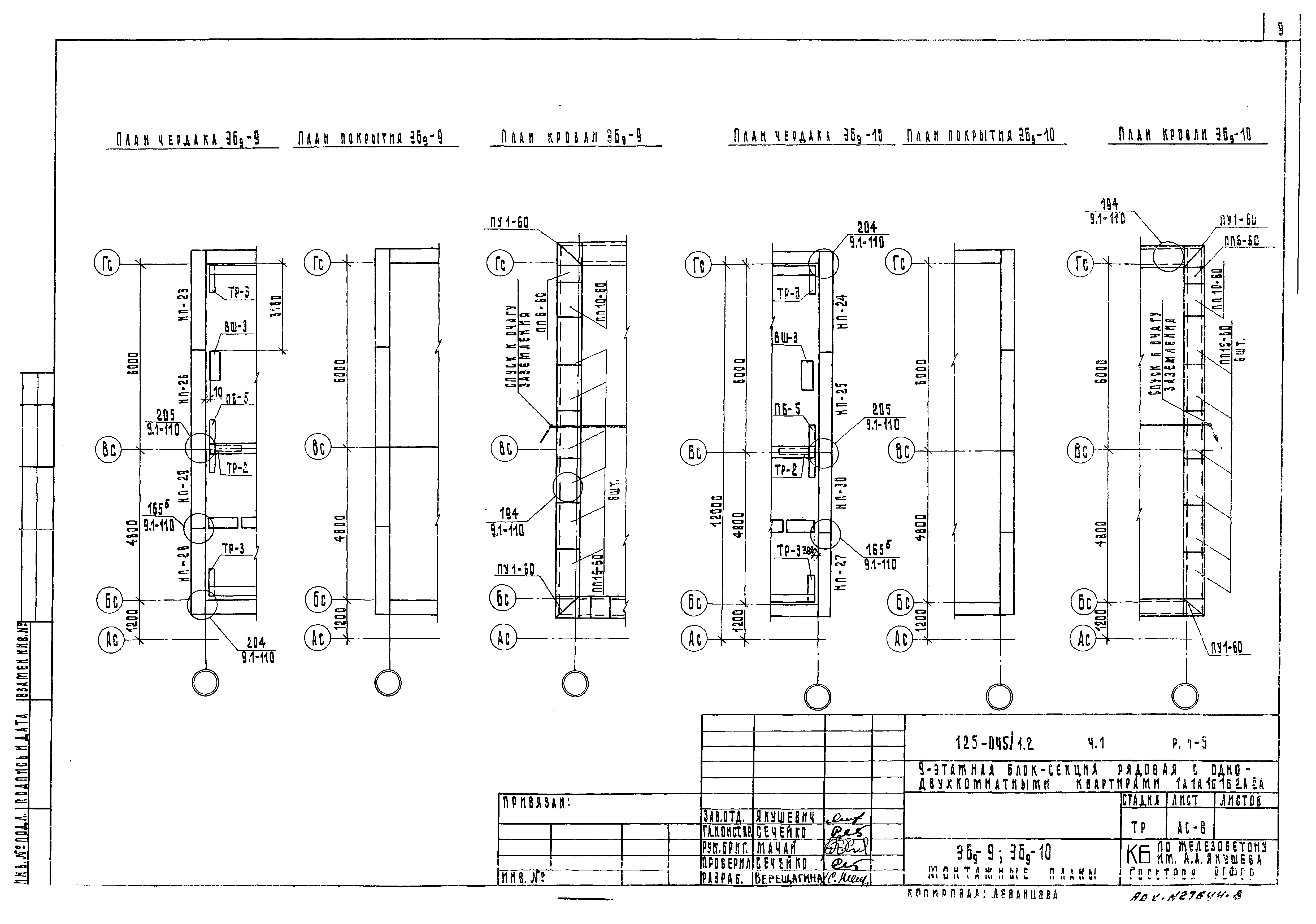 Типовой проект 125-045/1.2