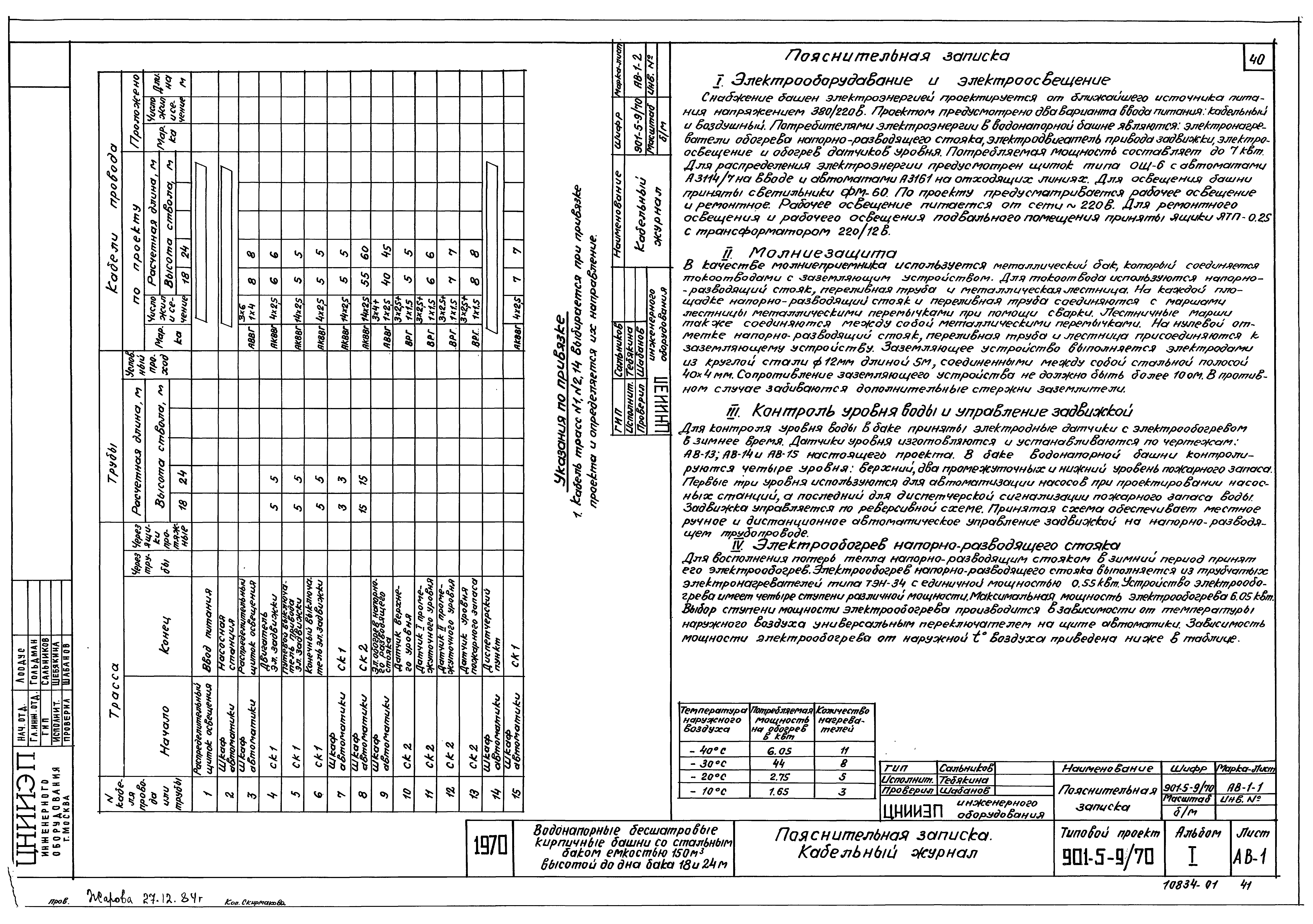 Типовой проект 901-5-9/70