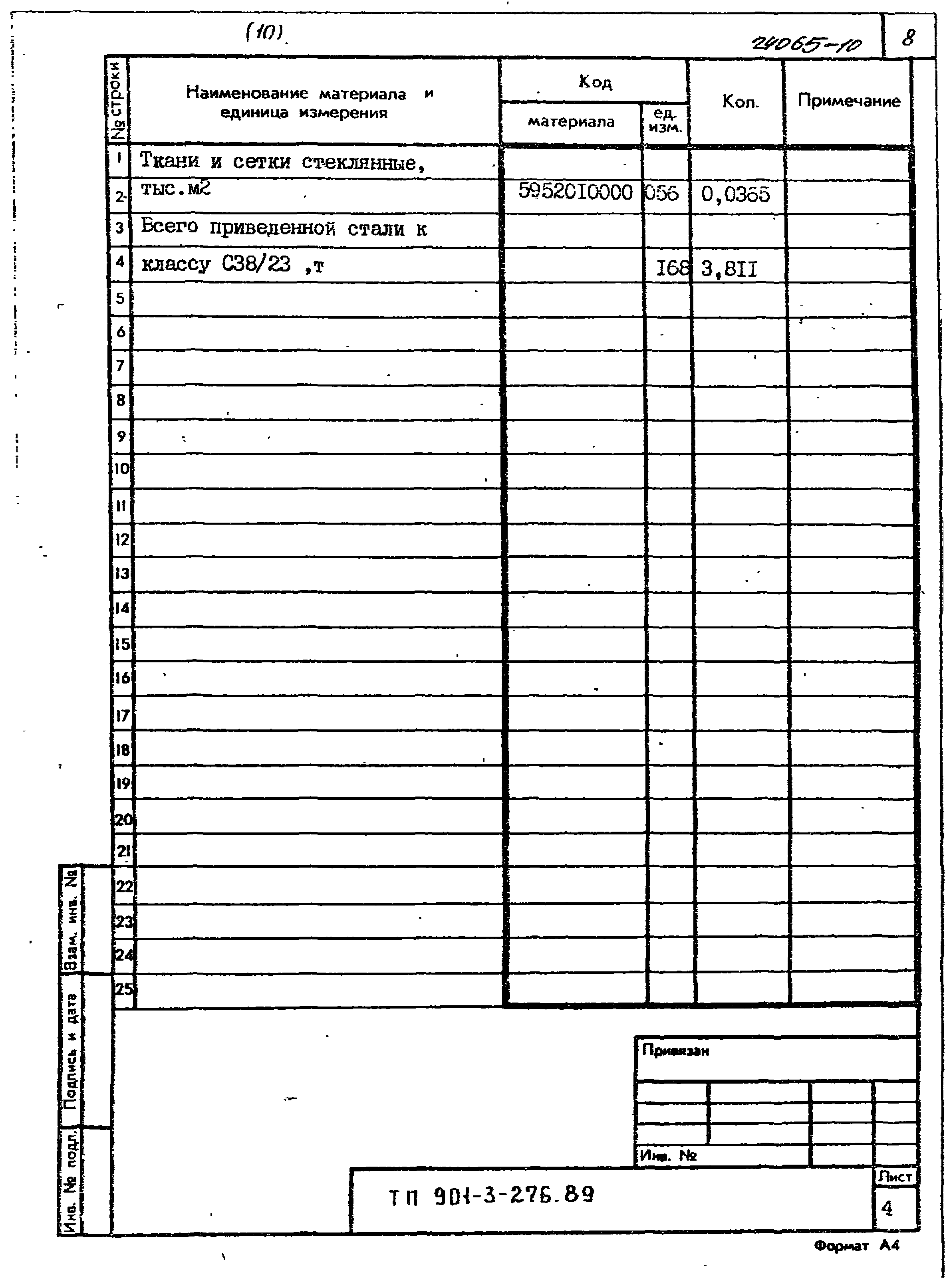 Типовой проект 901-3-276.89