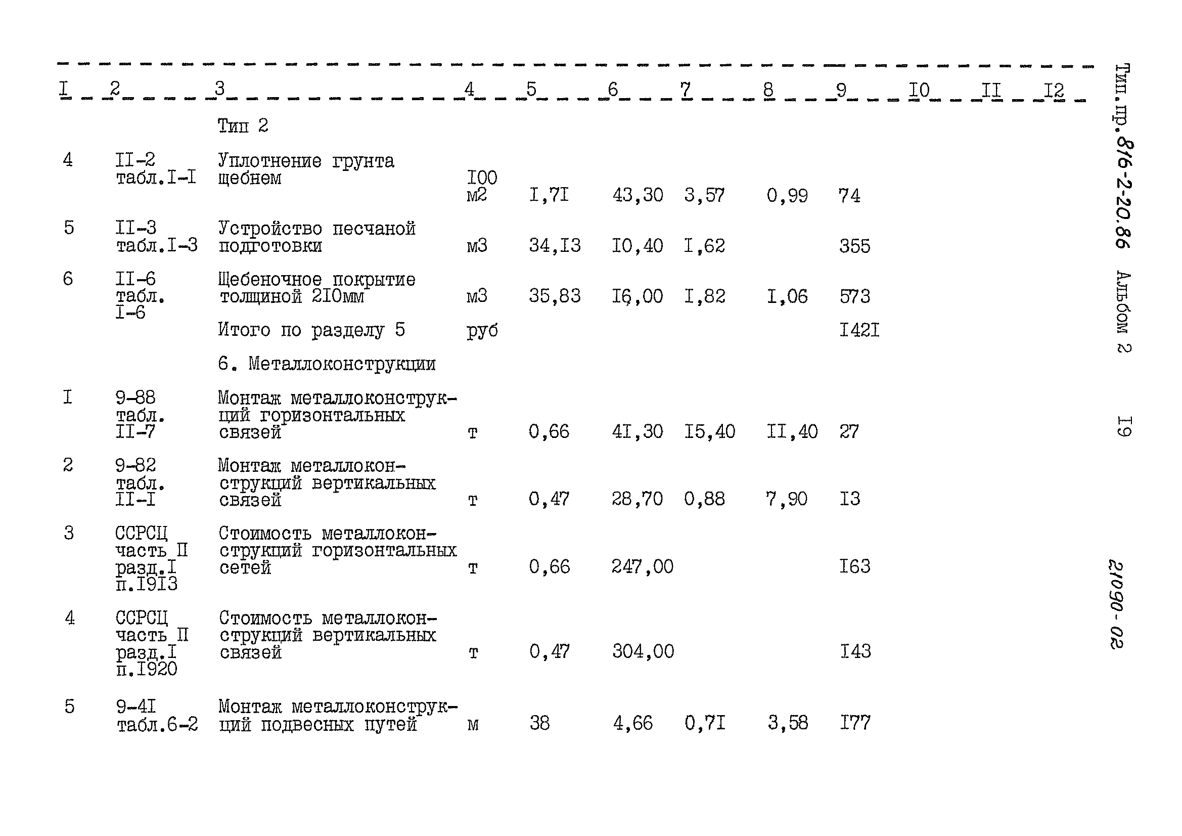 Типовой проект 816-2-20.86