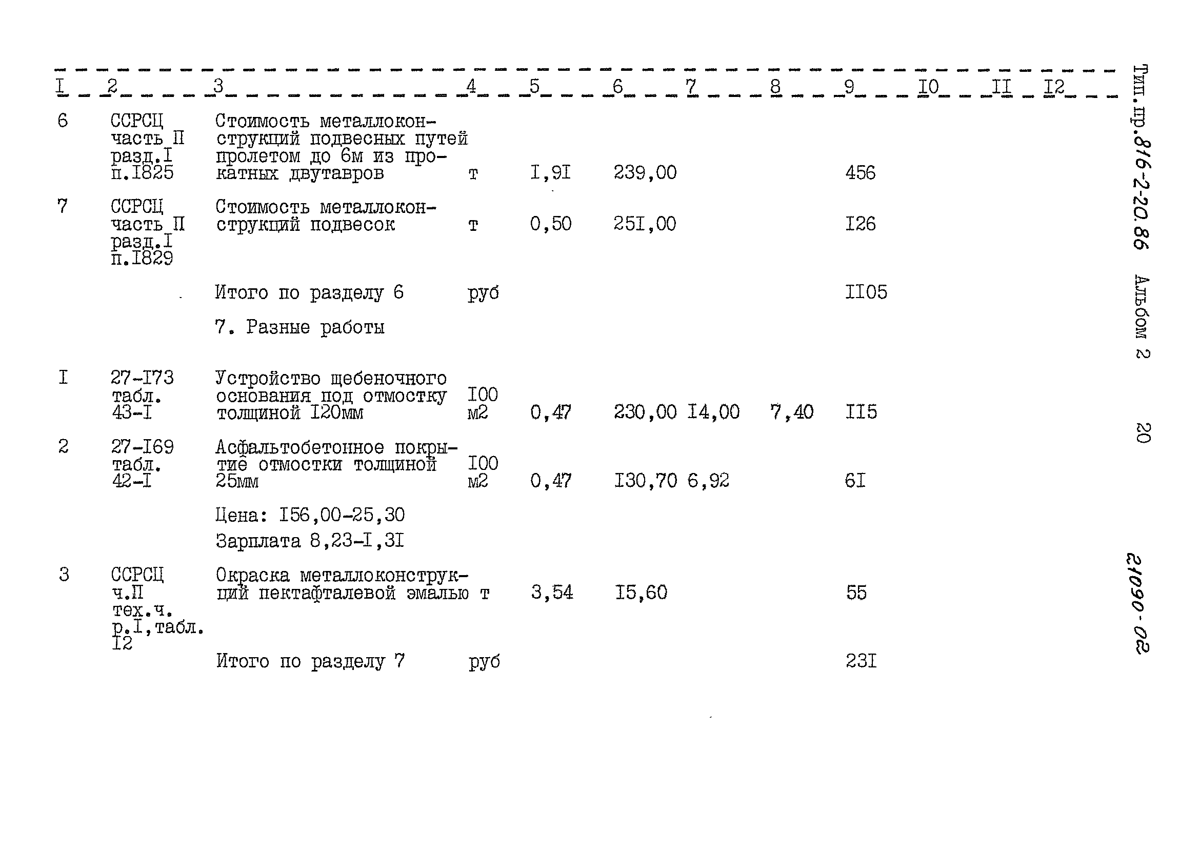 Типовой проект 816-2-20.86