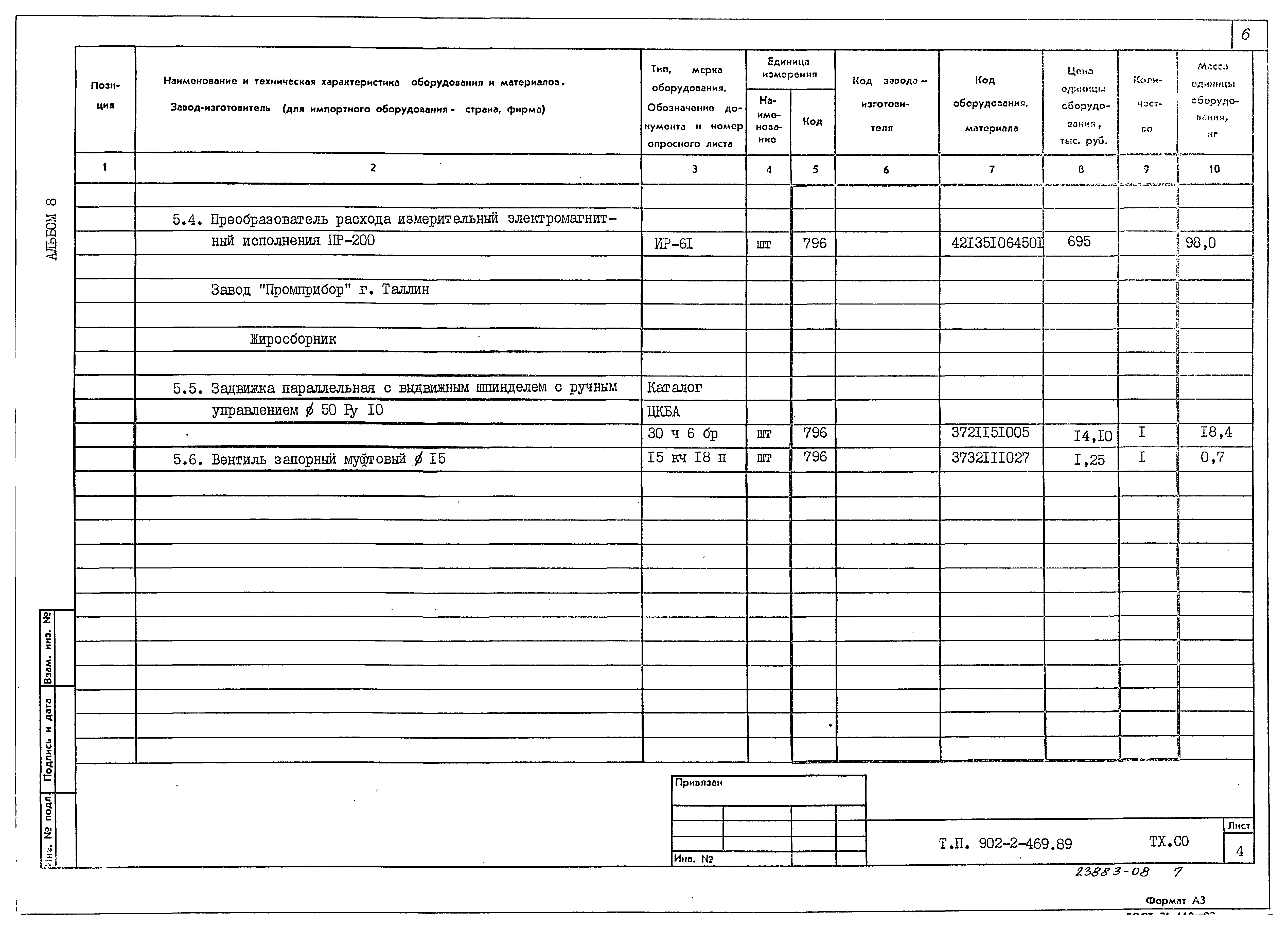 Типовой проект 902-2-469.89