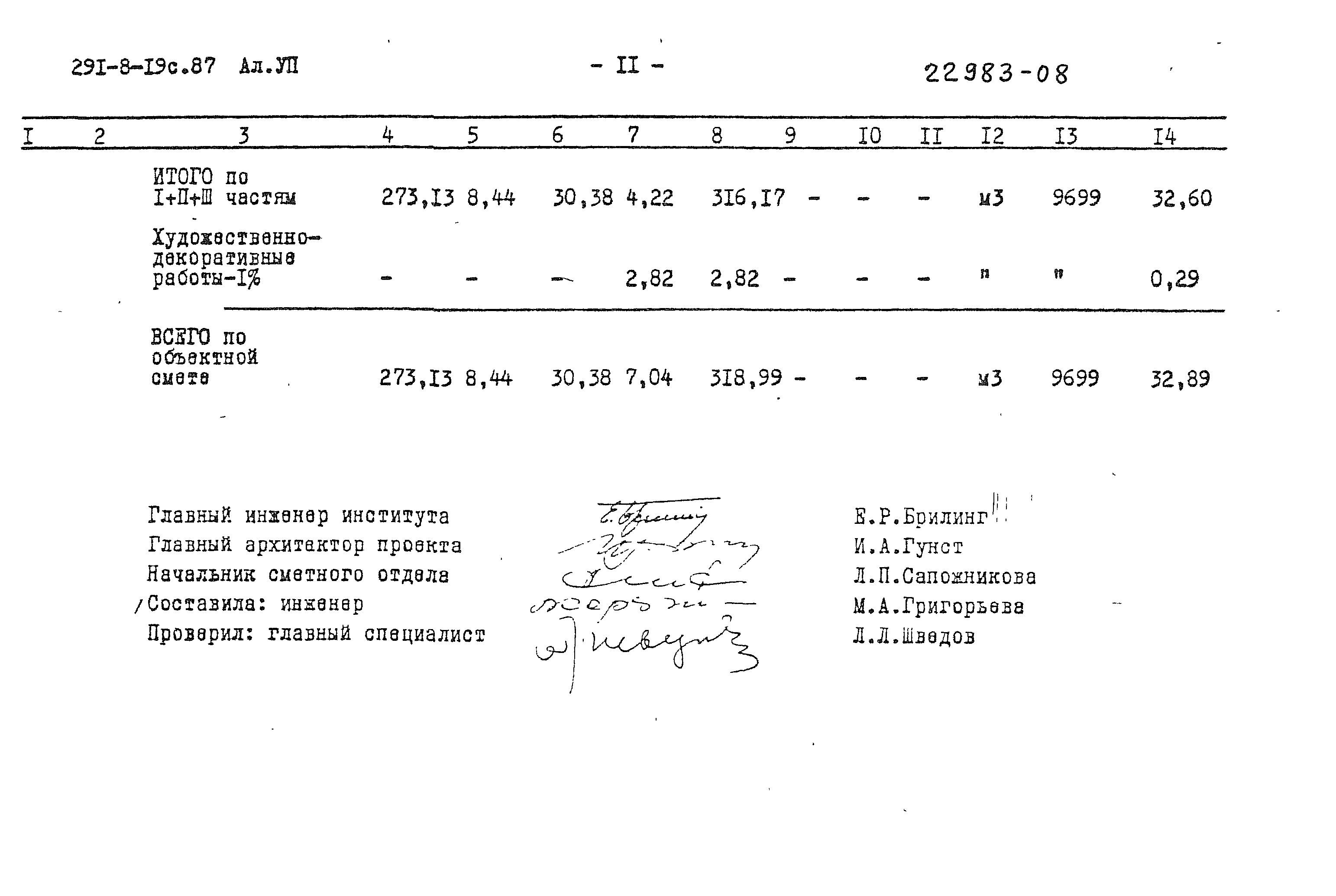 Типовой проект 291-8-19с.87