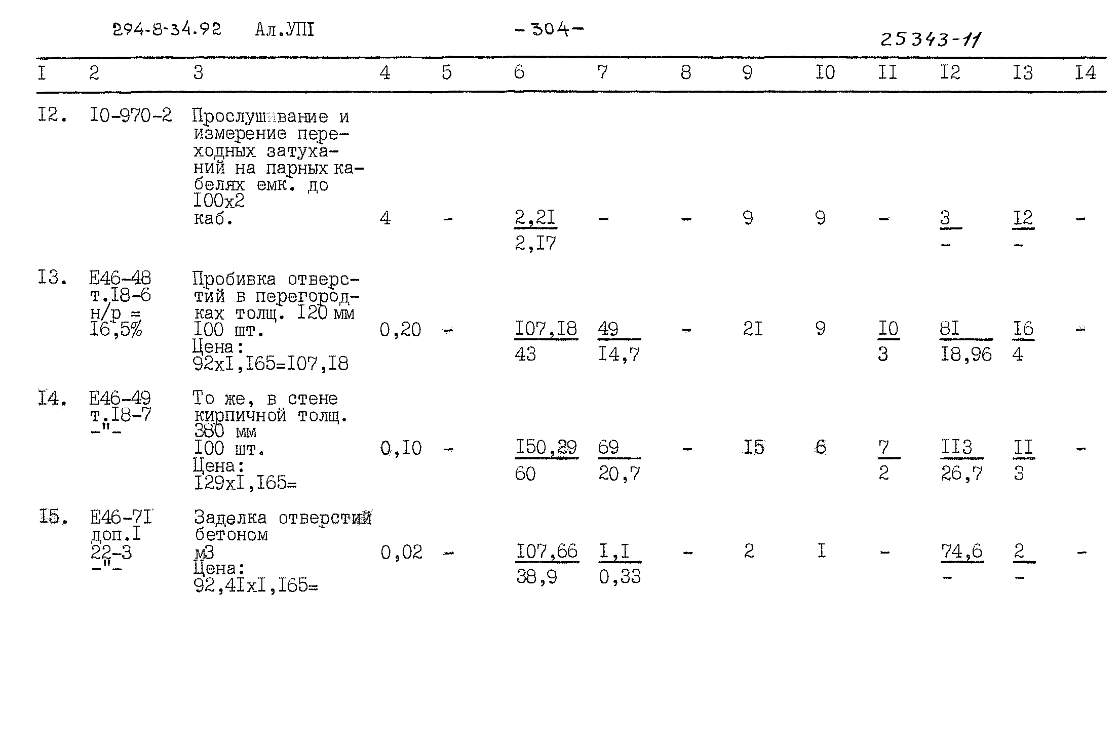 Типовой проект 294-8-34.92