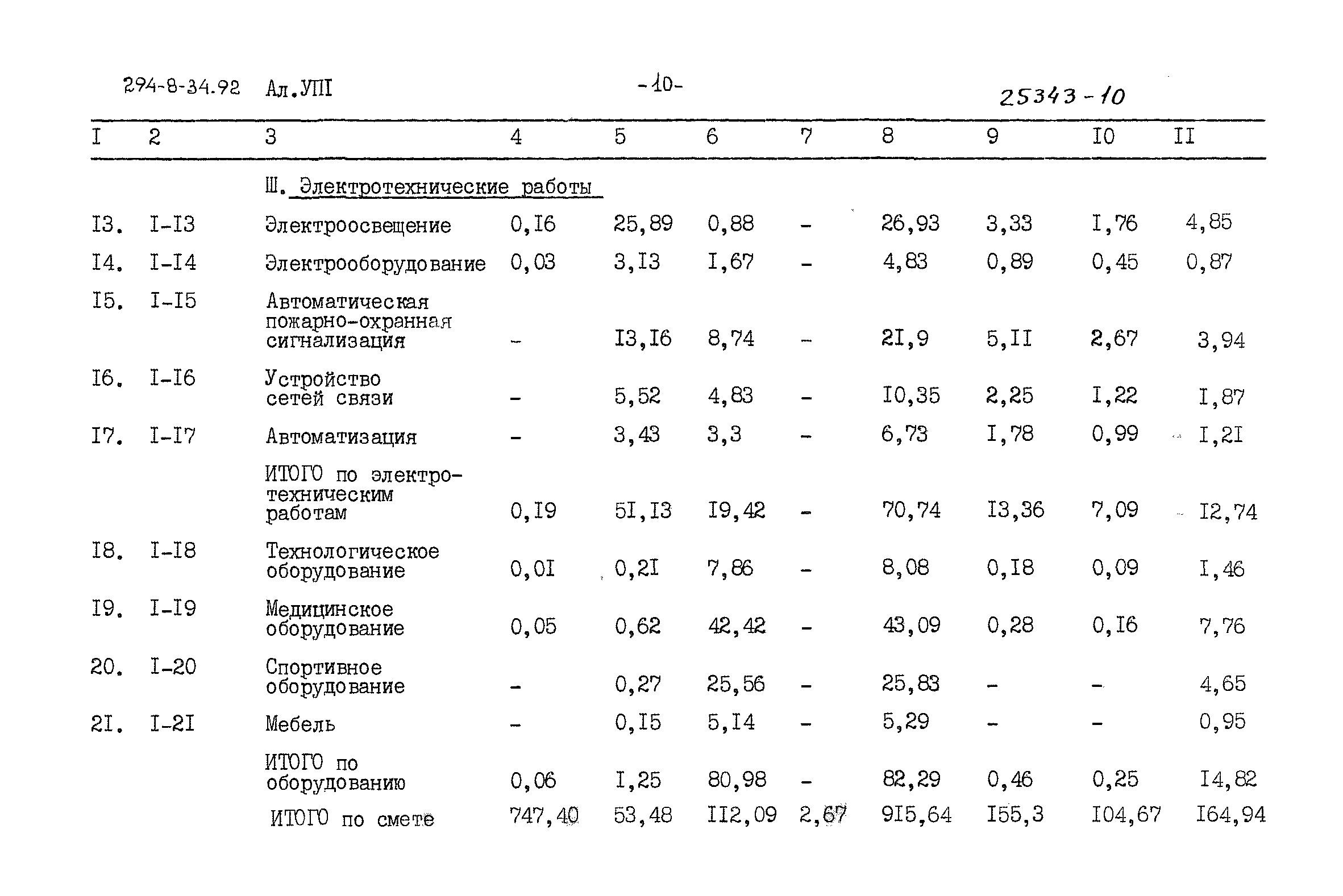 Типовой проект 294-8-34.92