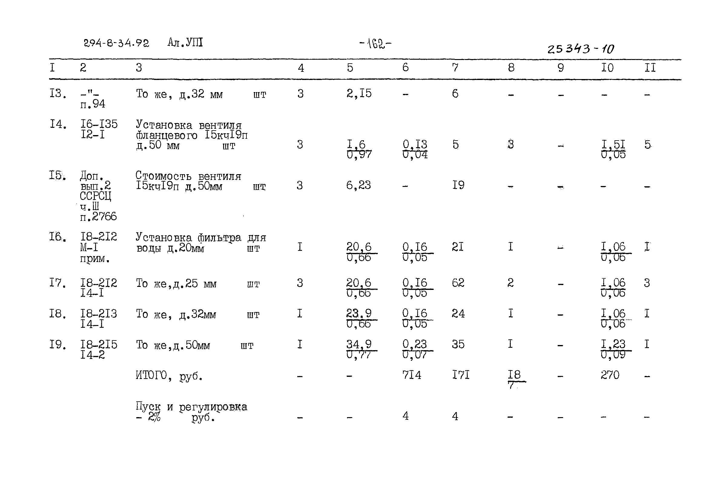 Типовой проект 294-8-34.92