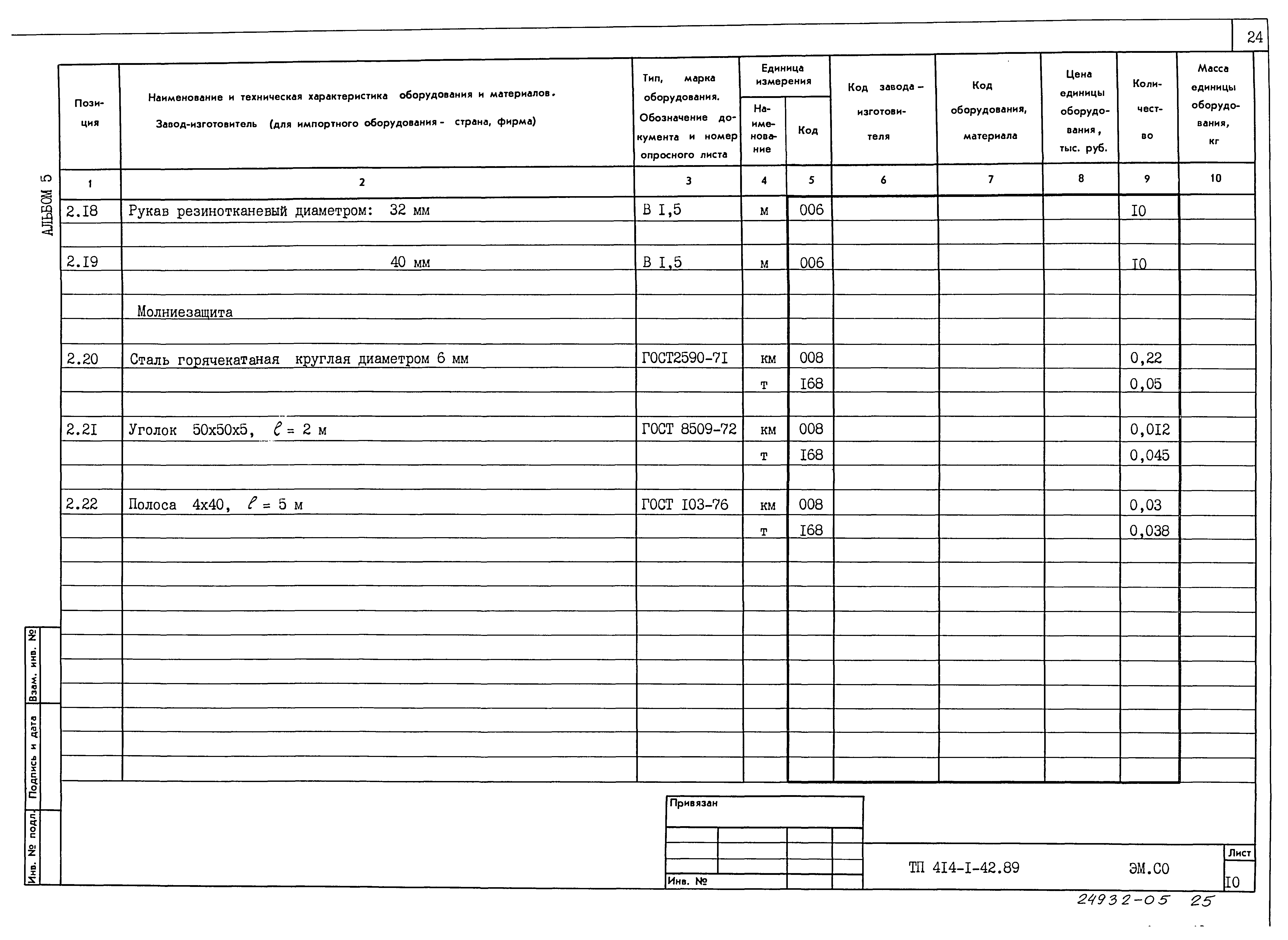 Типовой проект 414-1-42.89