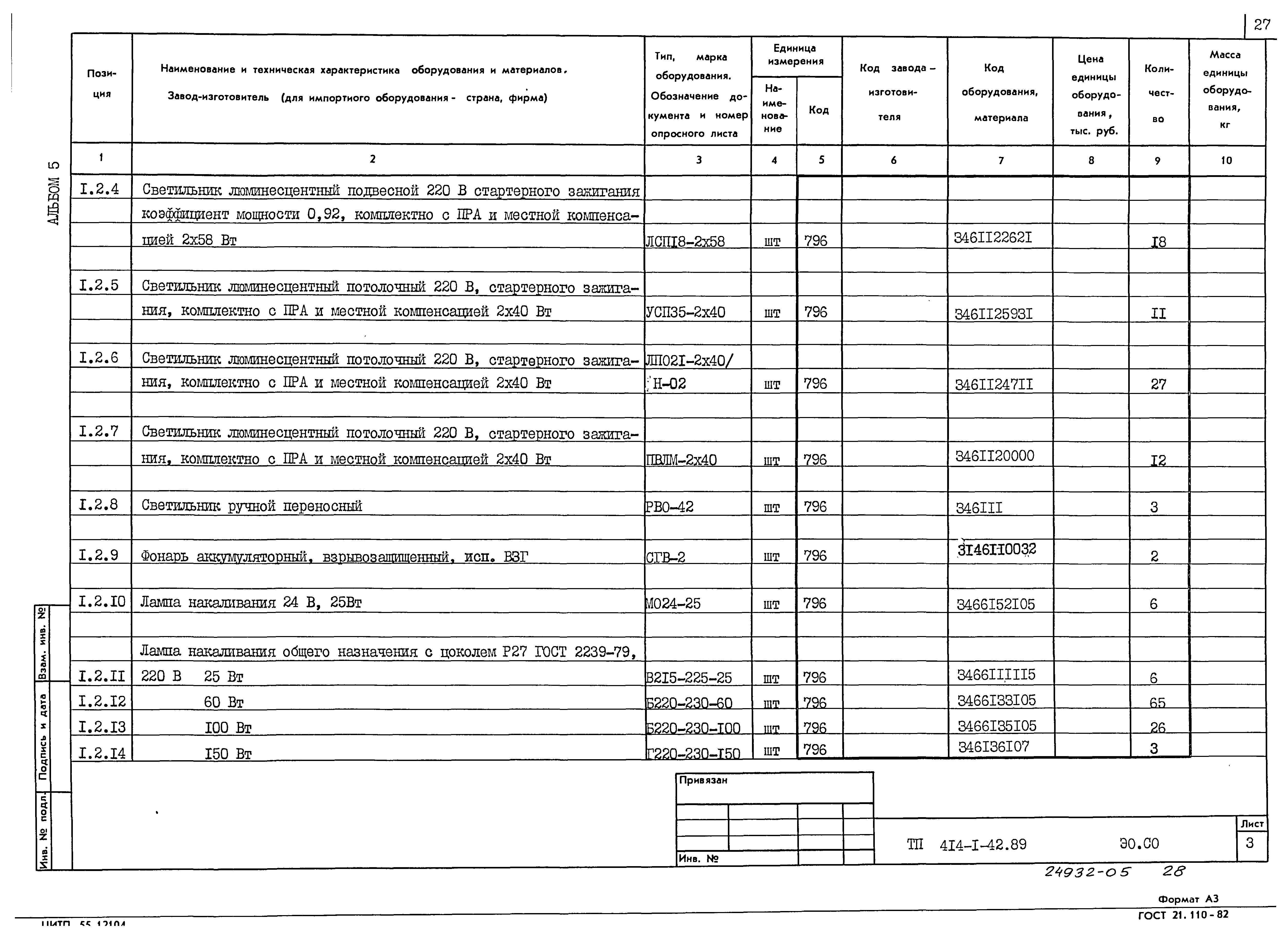 Типовой проект 414-1-42.89