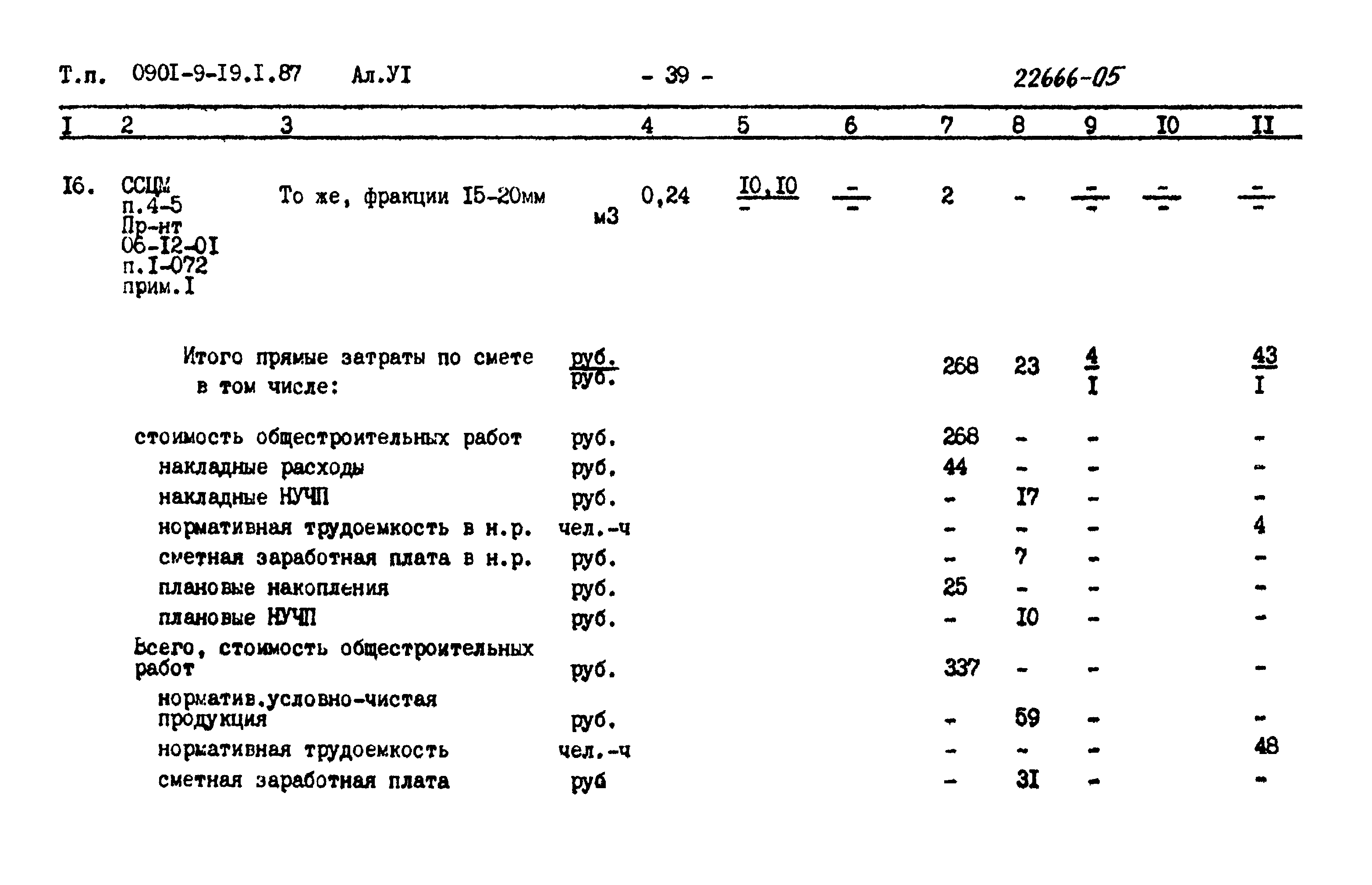 Типовой проект 0901-9-19.2.87