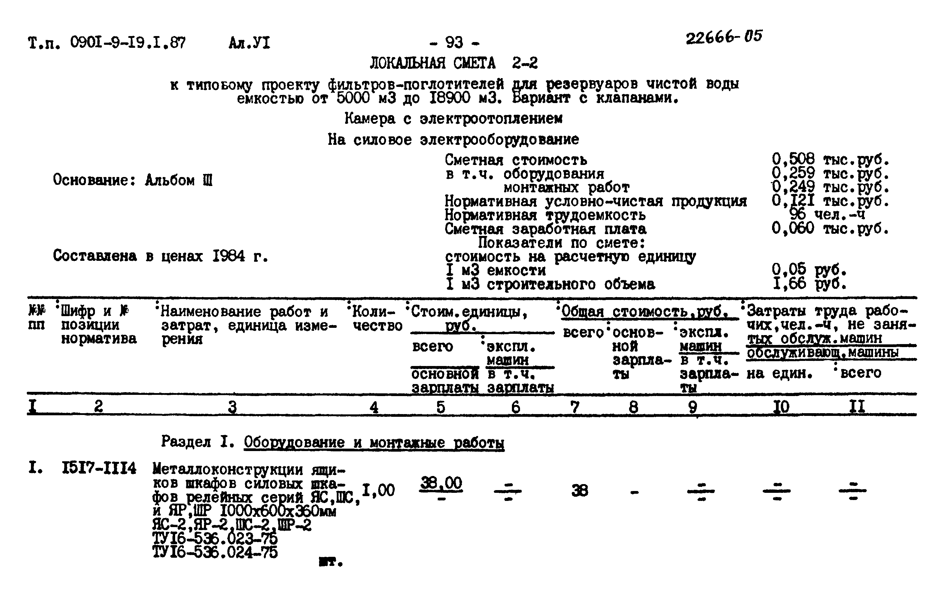 Типовой проект 0901-9-19.2.87