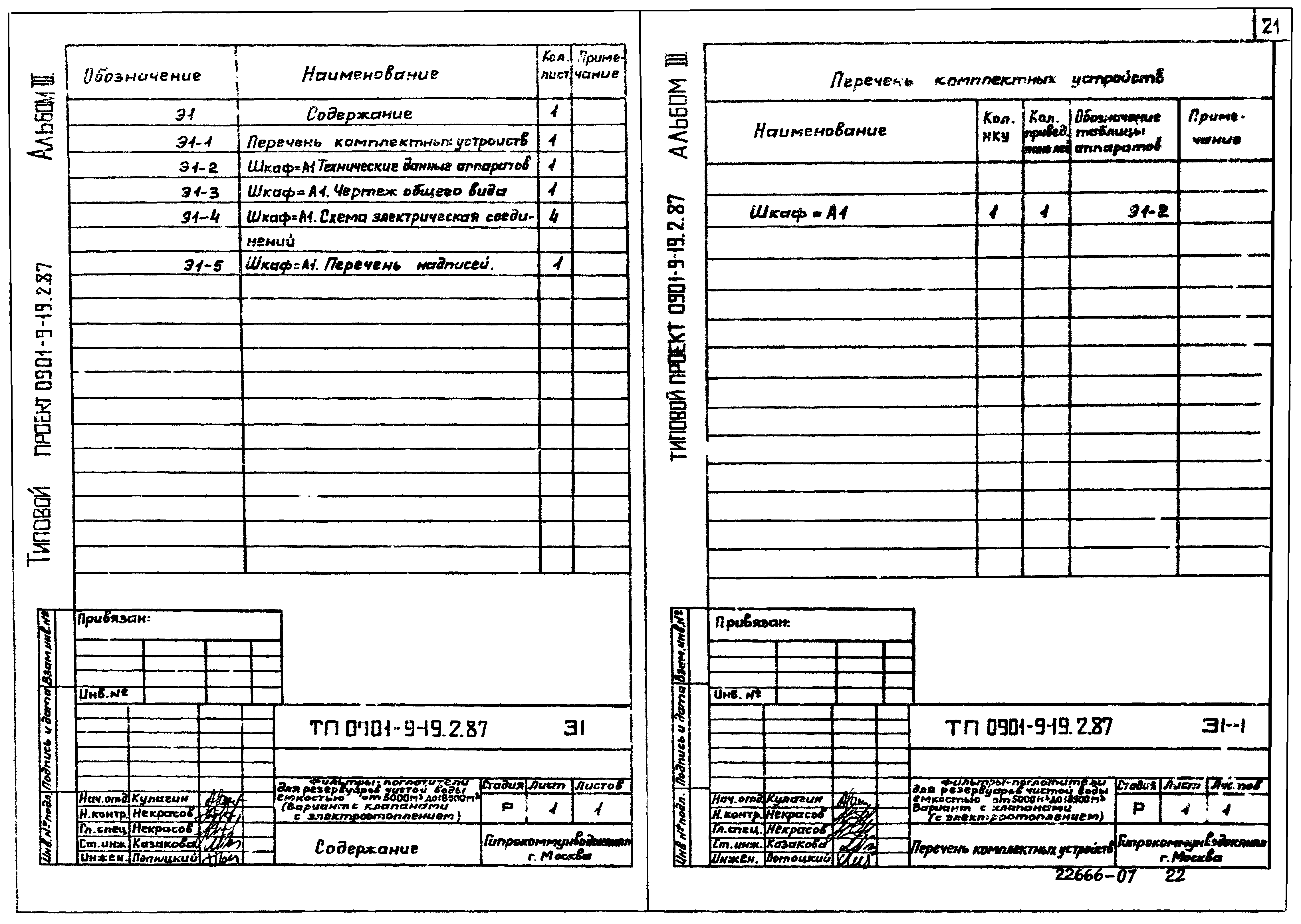 Типовой проект 0901-9-19.2.87