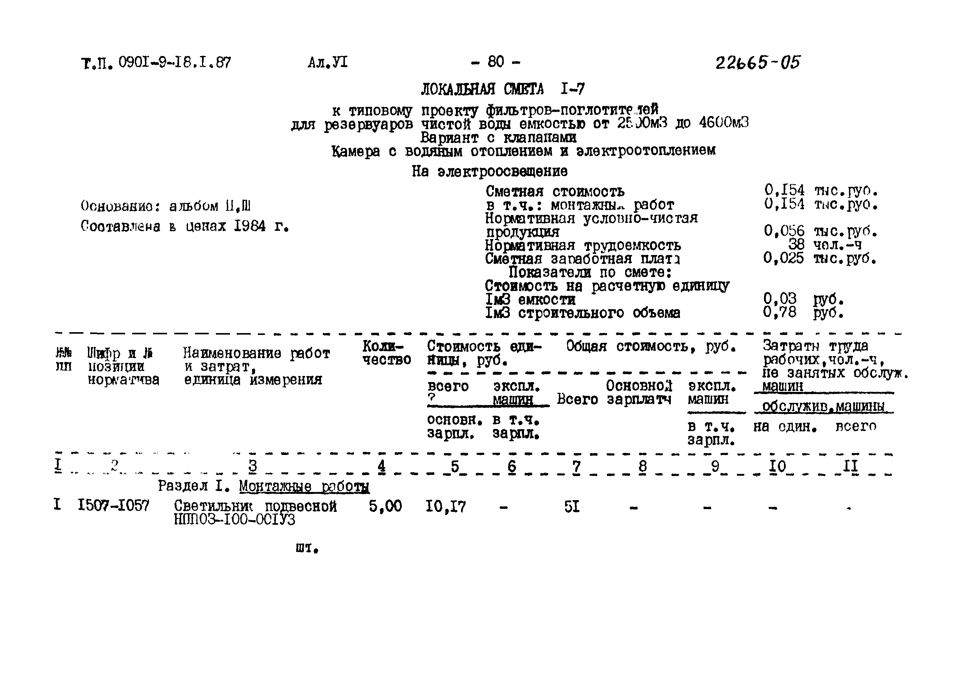 Типовой проект 0901-9-18.2.87