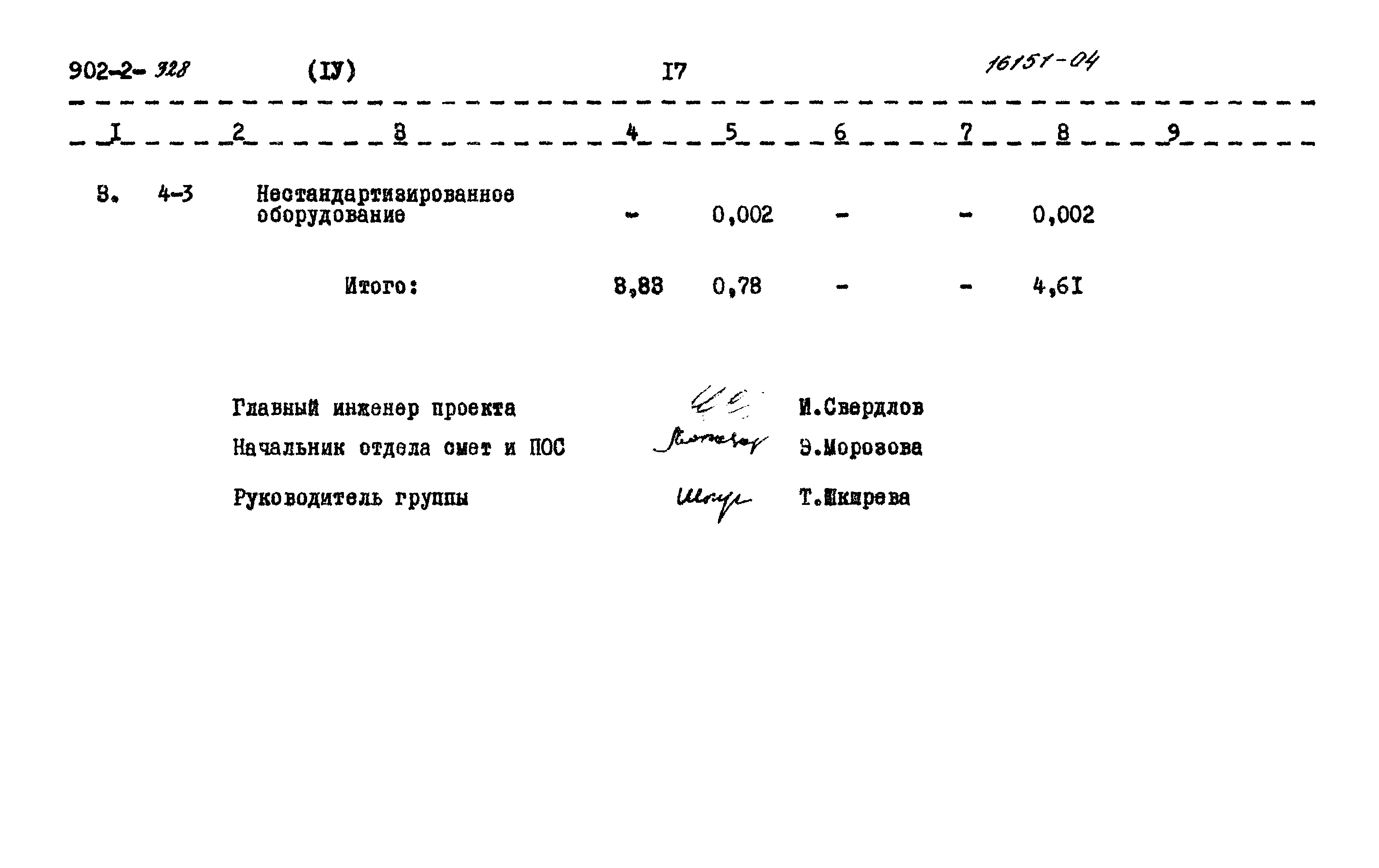 Типовой проект 902-2-328