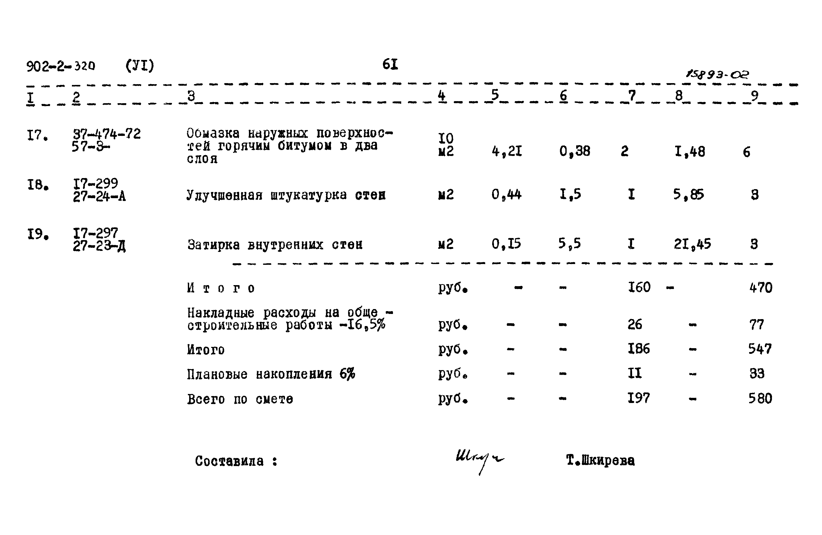 Типовой проект 902-2-320