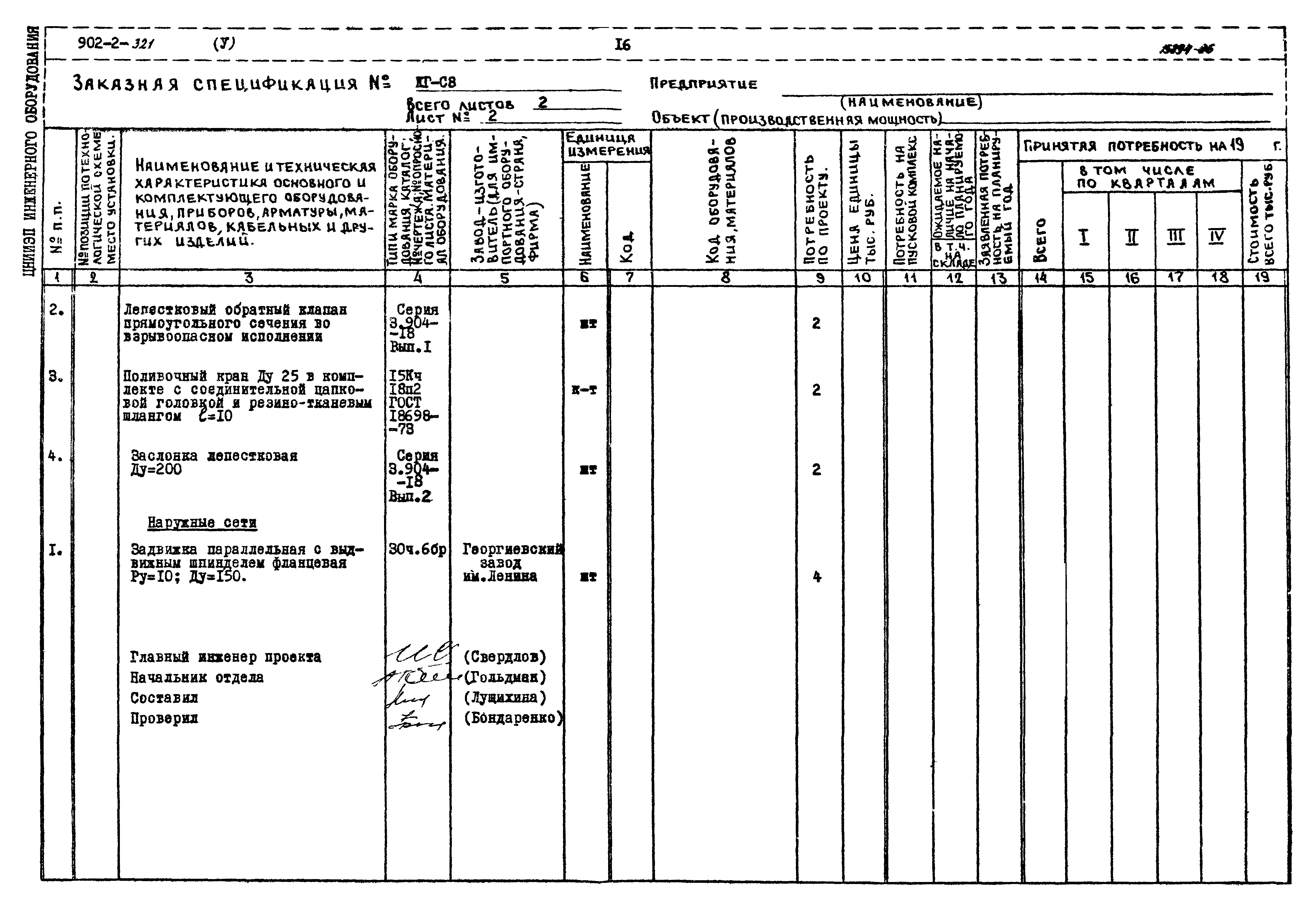 Типовой проект 902-2-320