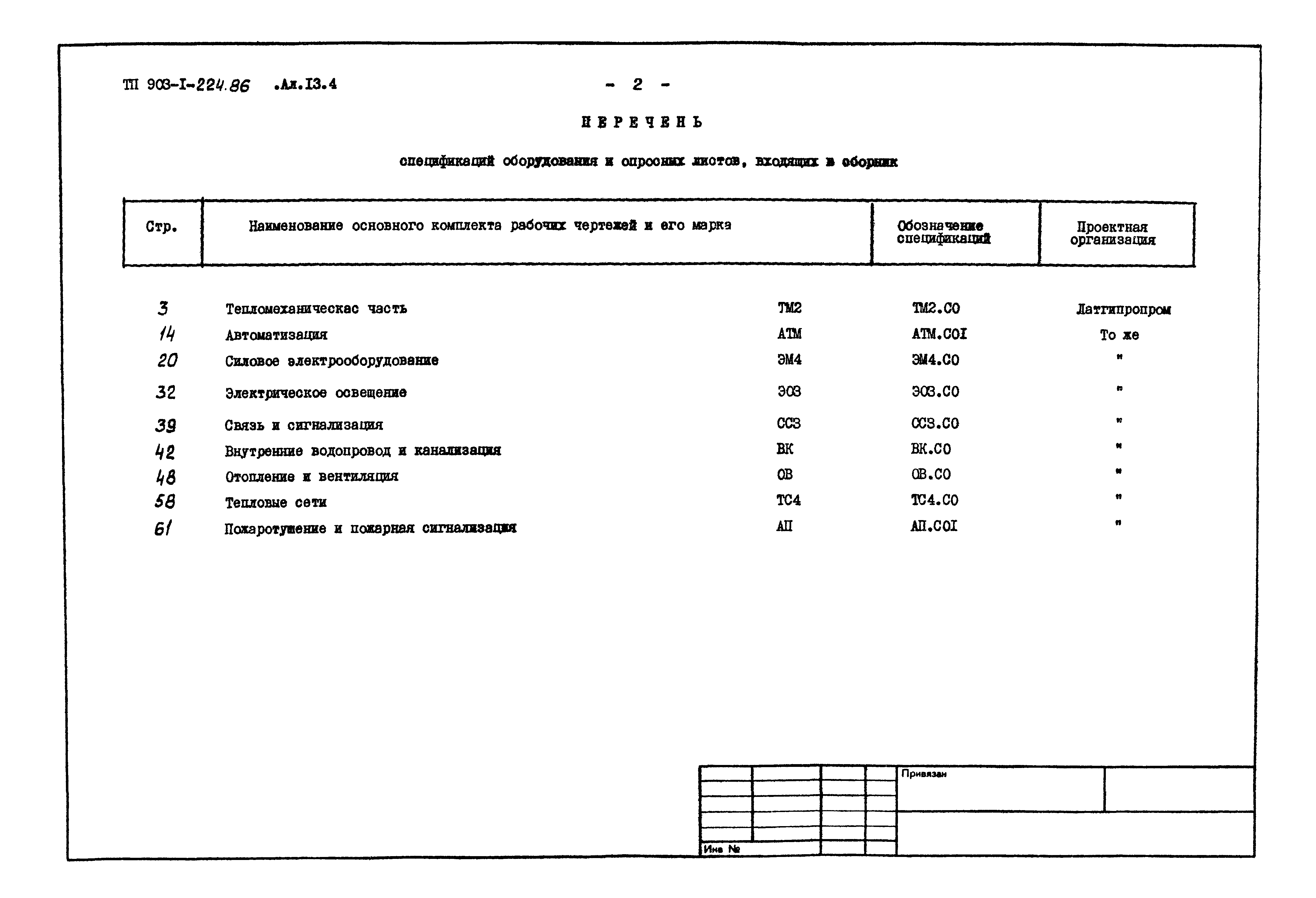 Типовой проект 903-1-225.86