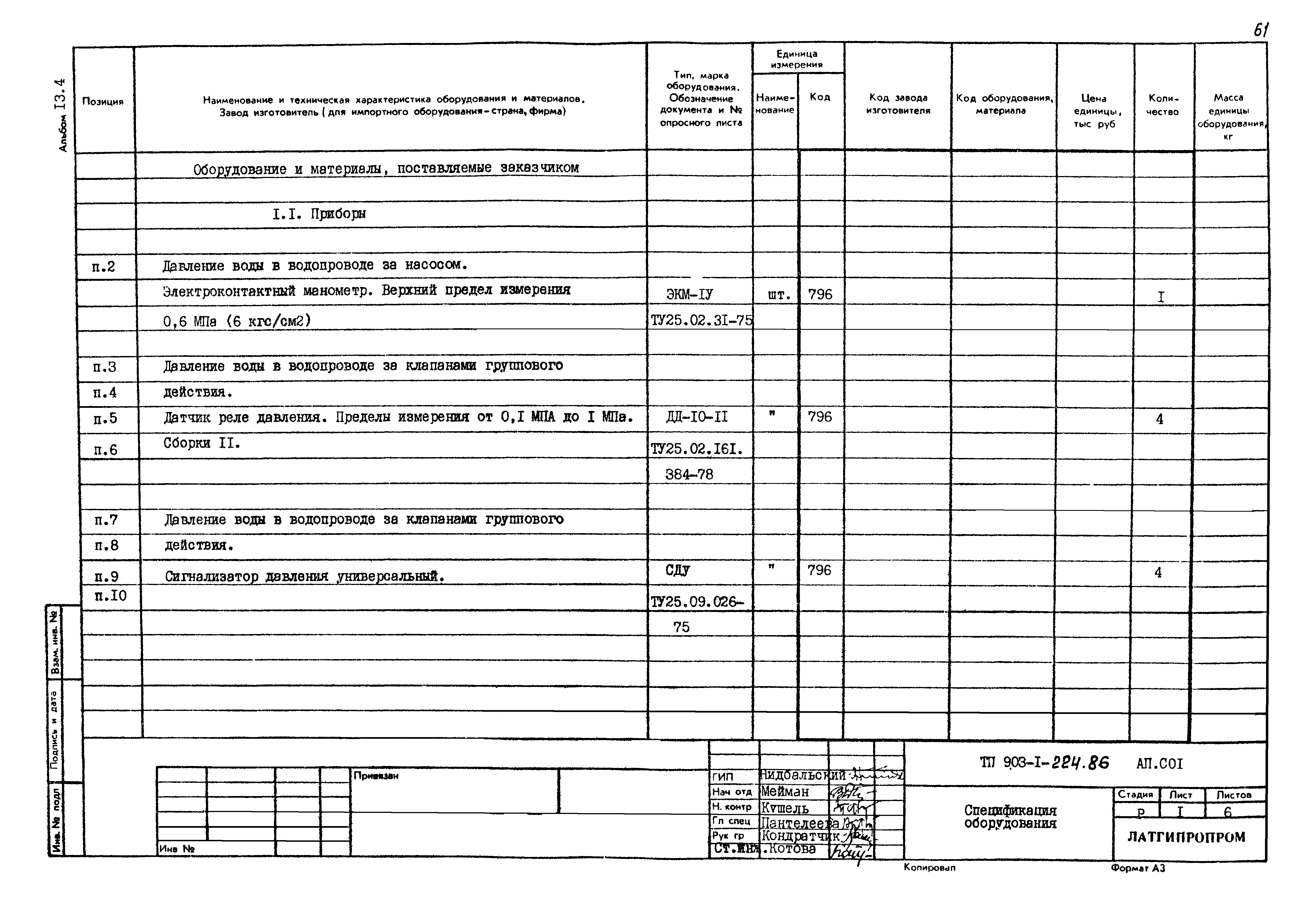 Типовой проект 903-1-225.86