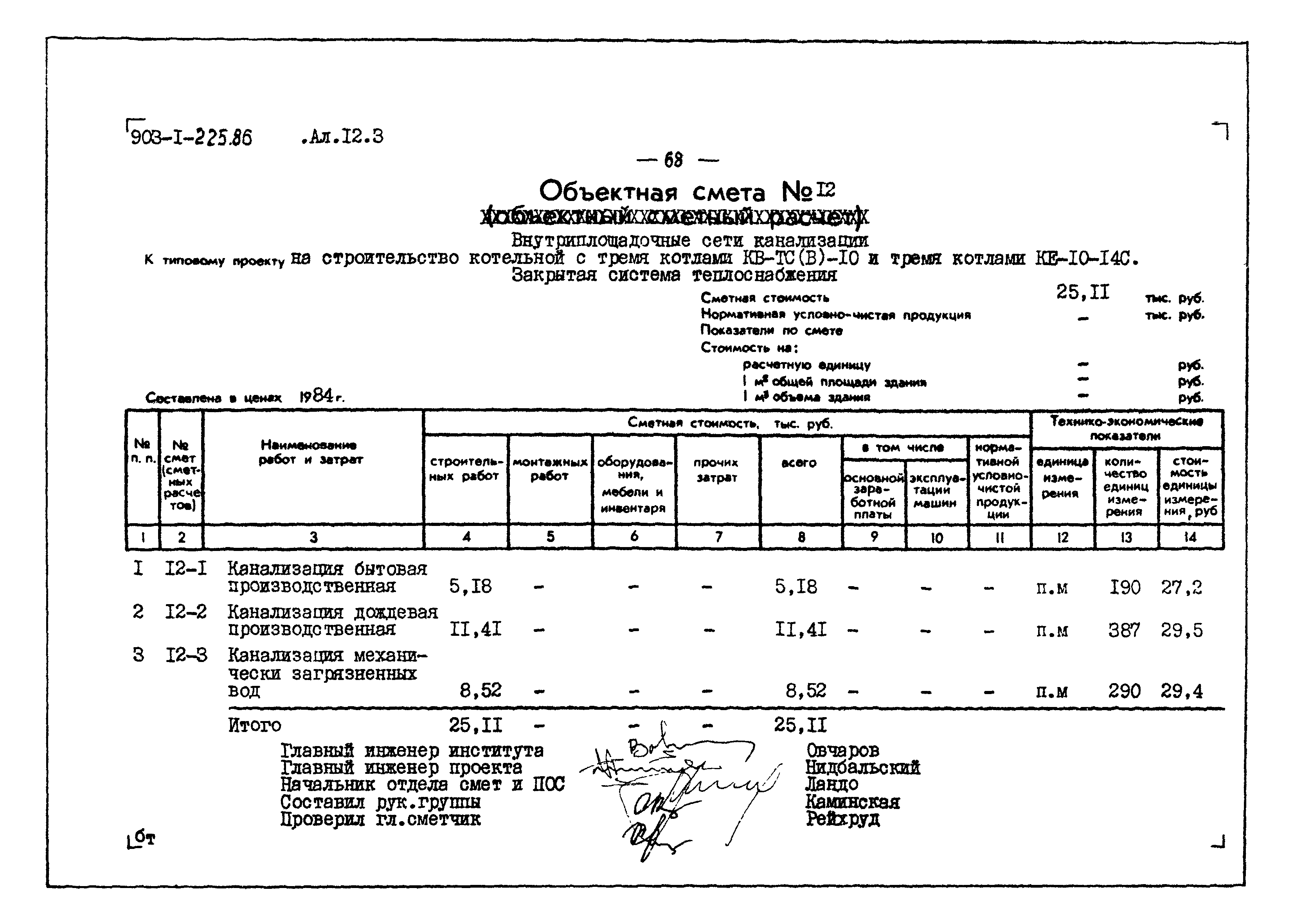 Типовой проект 903-1-225.86