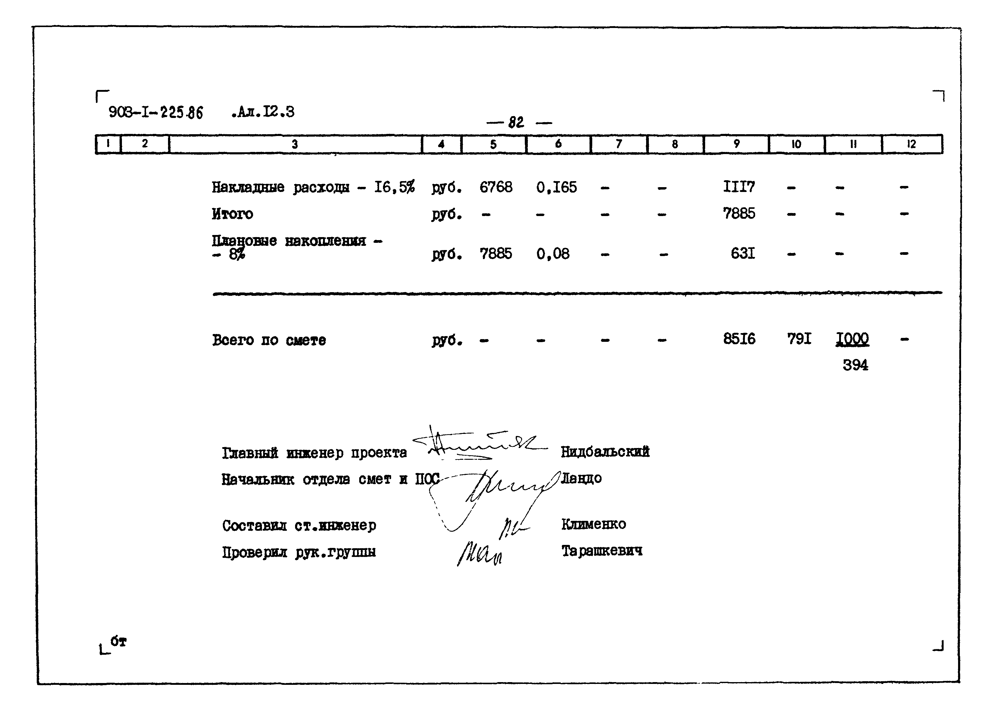 Типовой проект 903-1-225.86