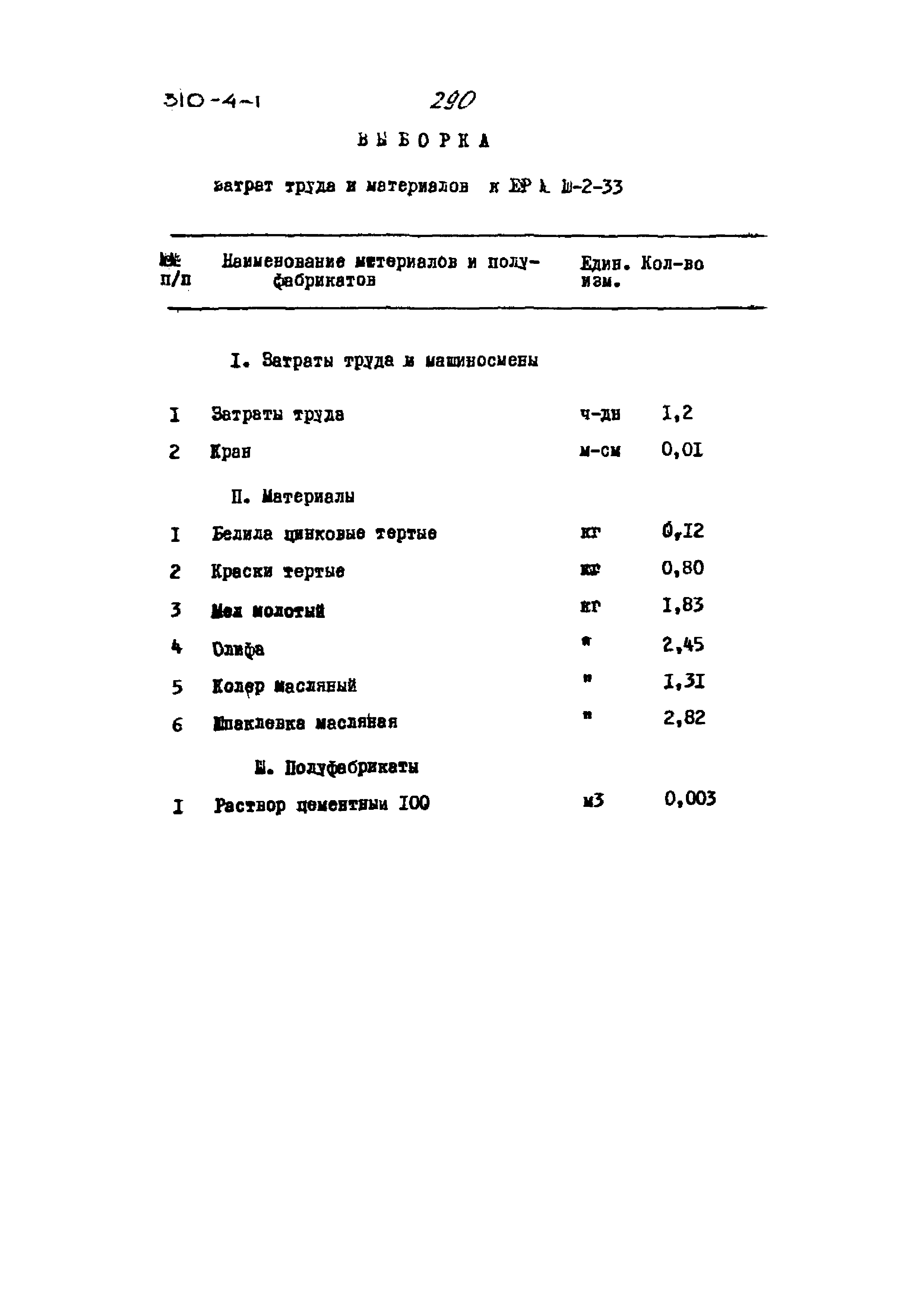 Типовой проект 310-4-1