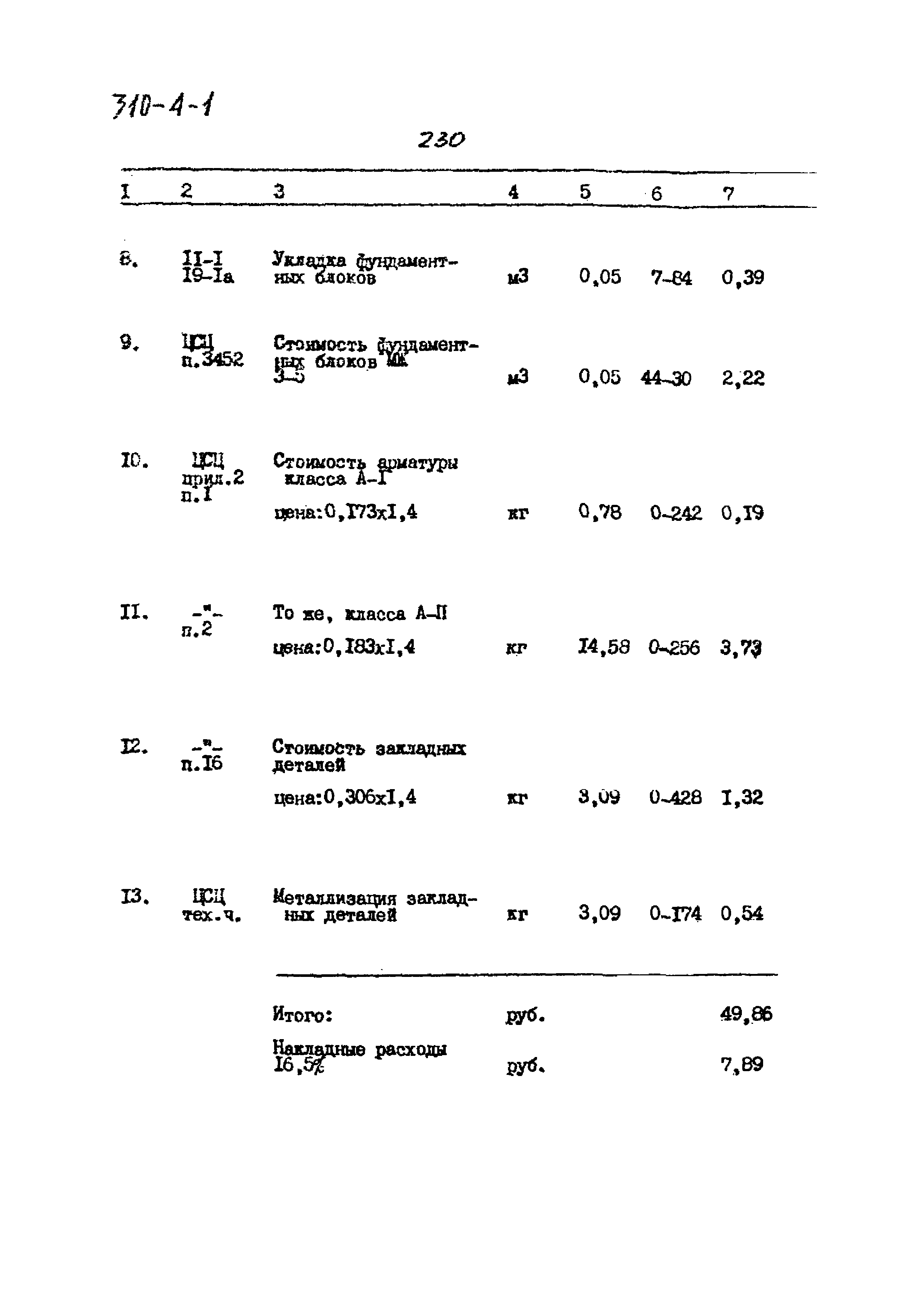 Типовой проект 310-4-1