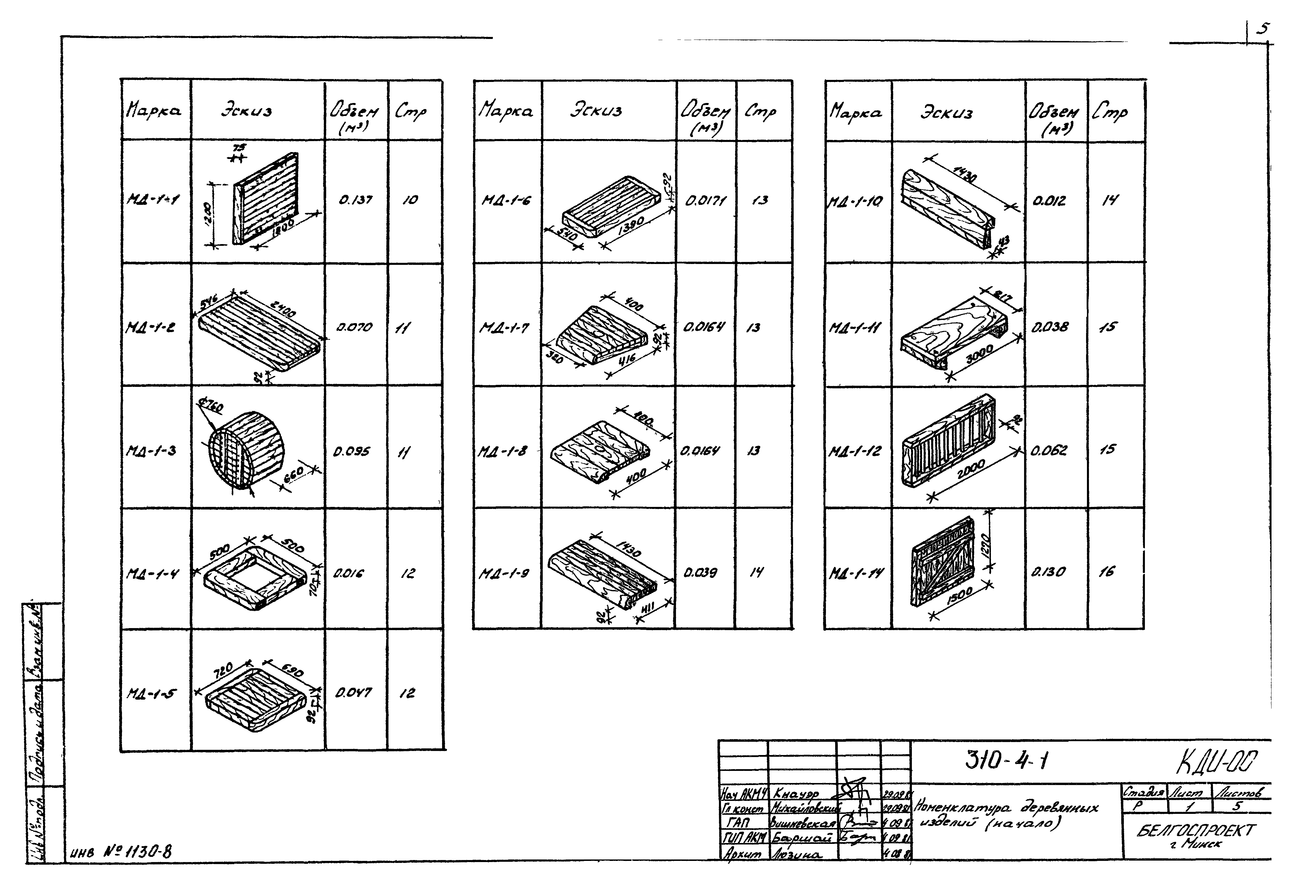 Типовой проект 310-4-1