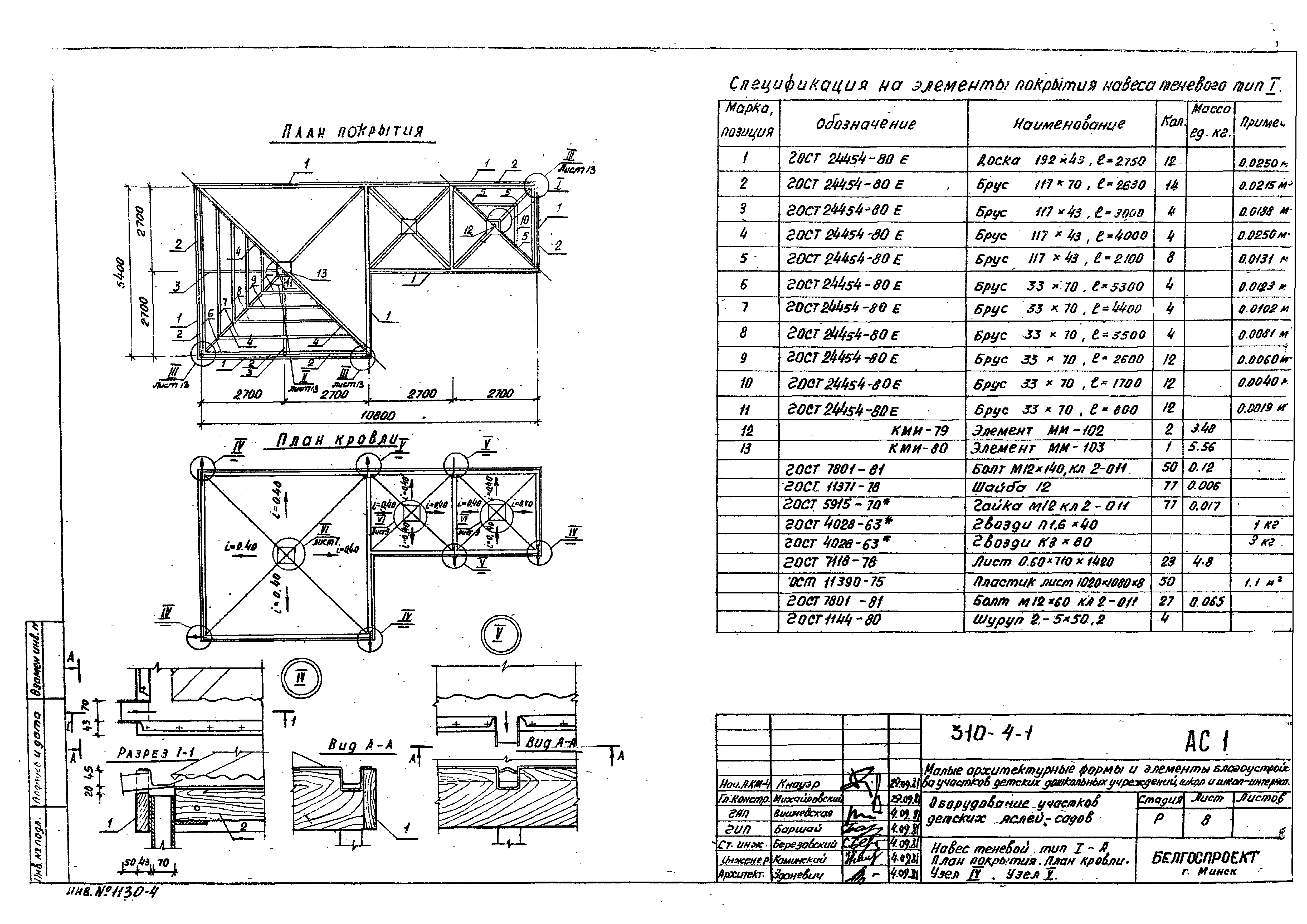 Типовой проект 310-4-1