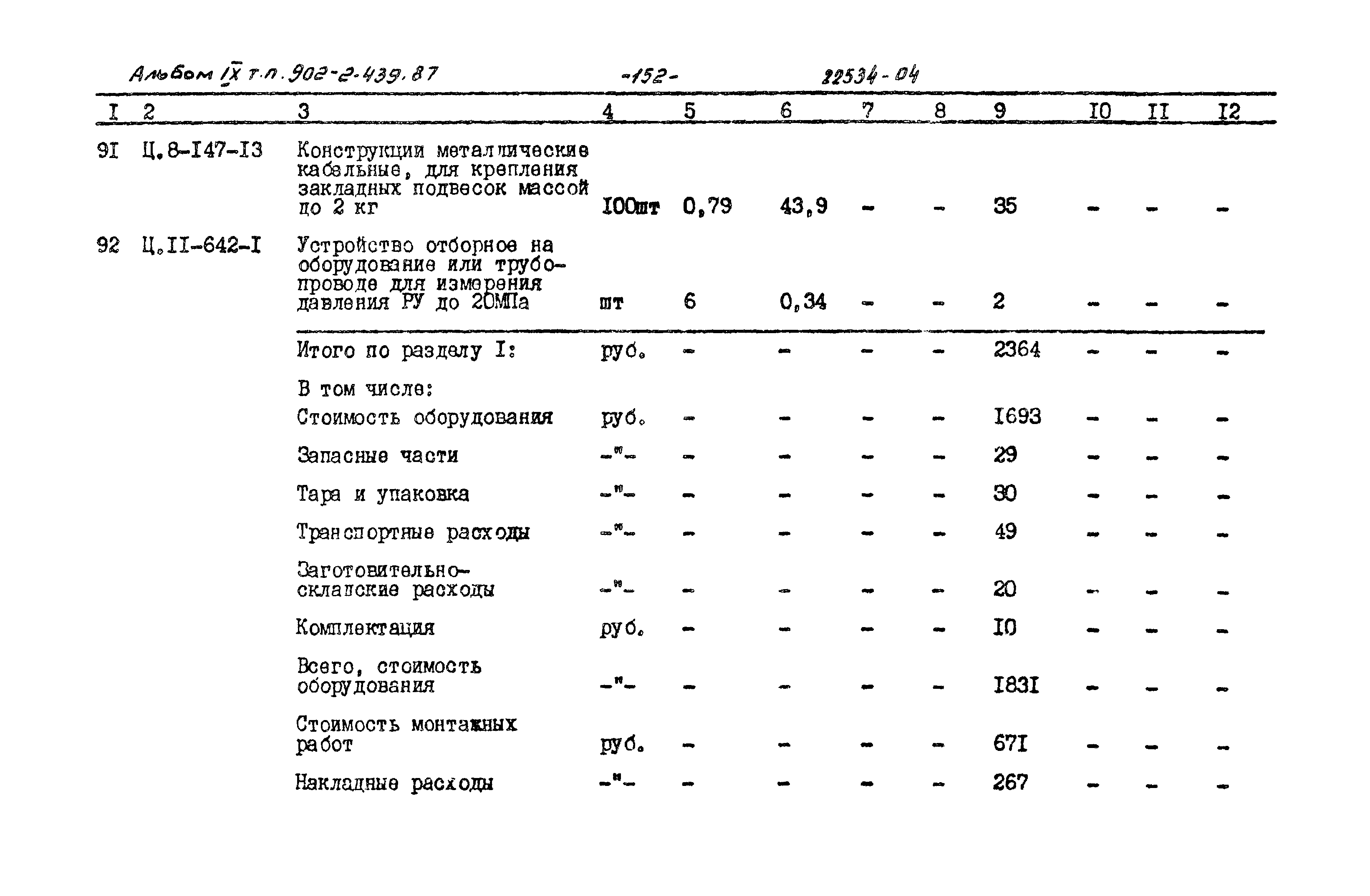 Типовой проект 902-2-439.87