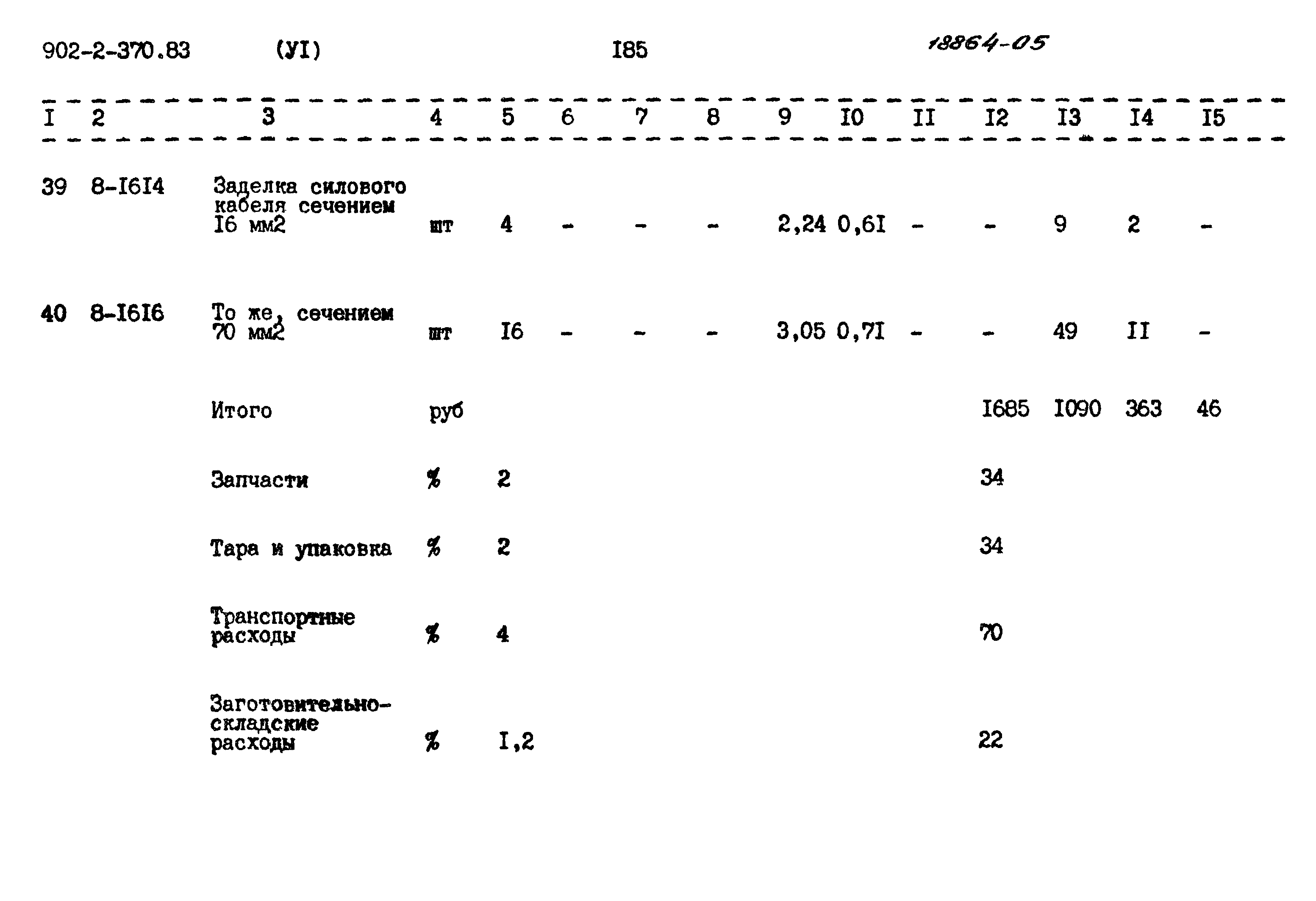 Типовой проект 902-2-370.83