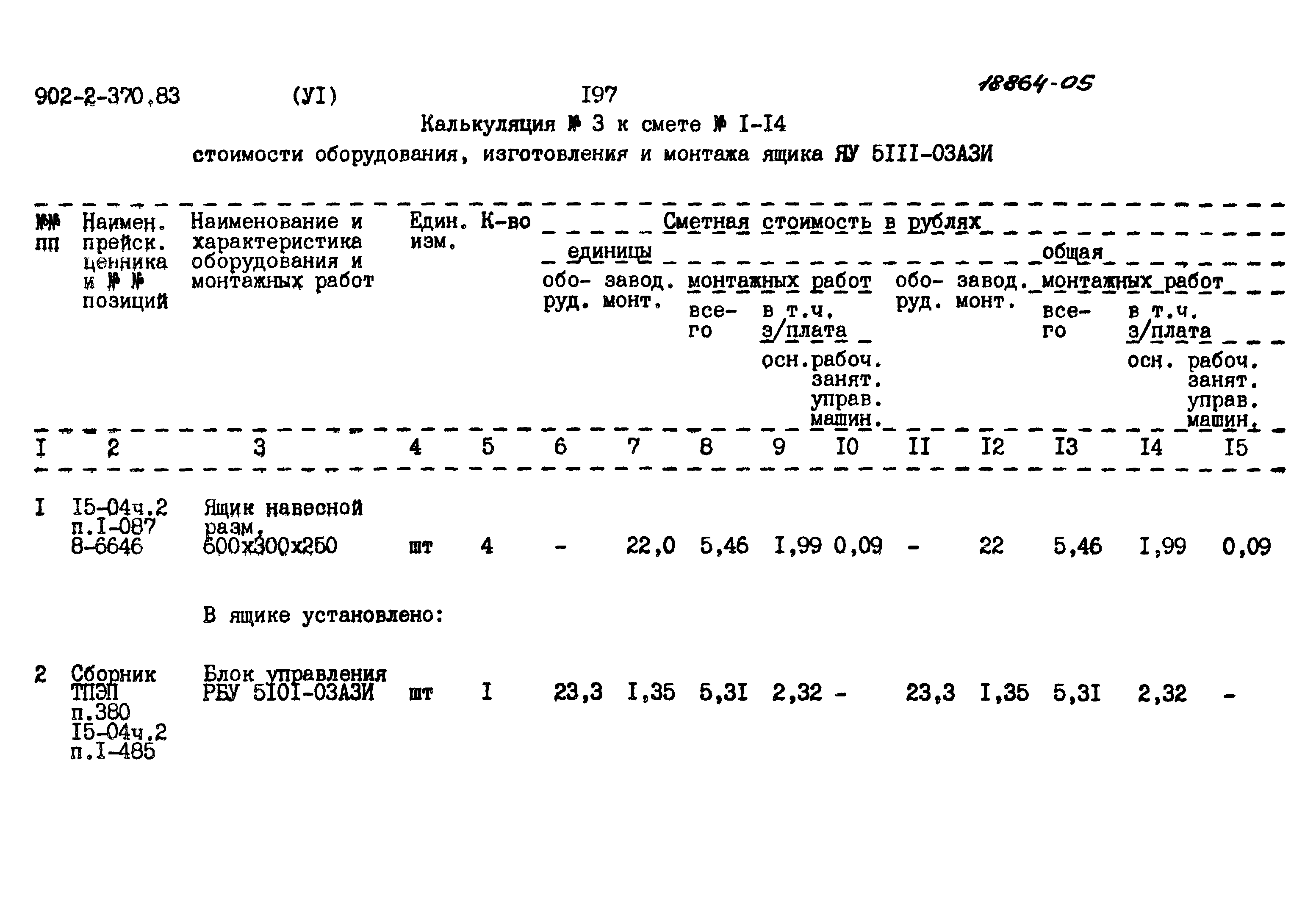 Типовой проект 902-2-370.83