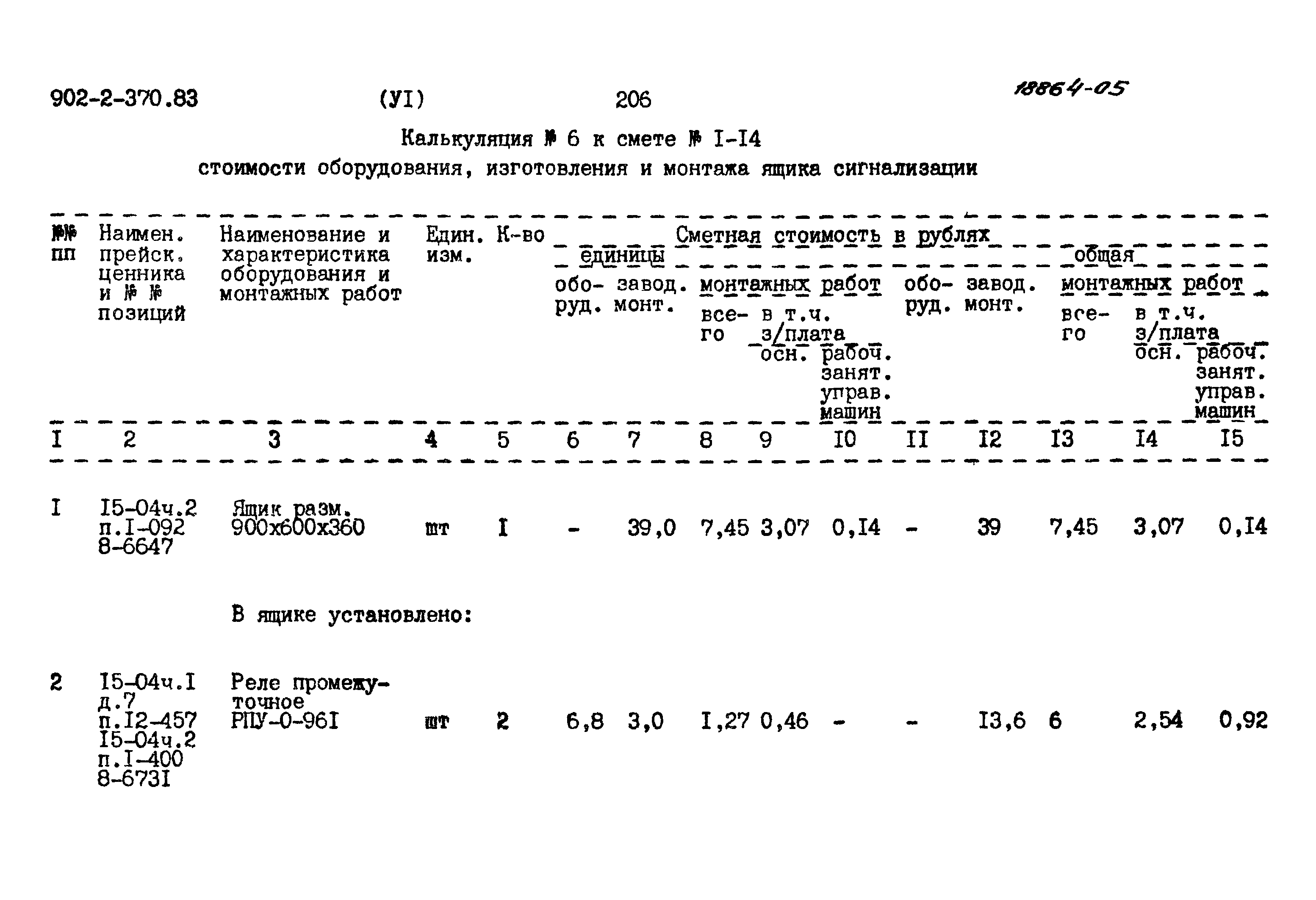 Типовой проект 902-2-370.83