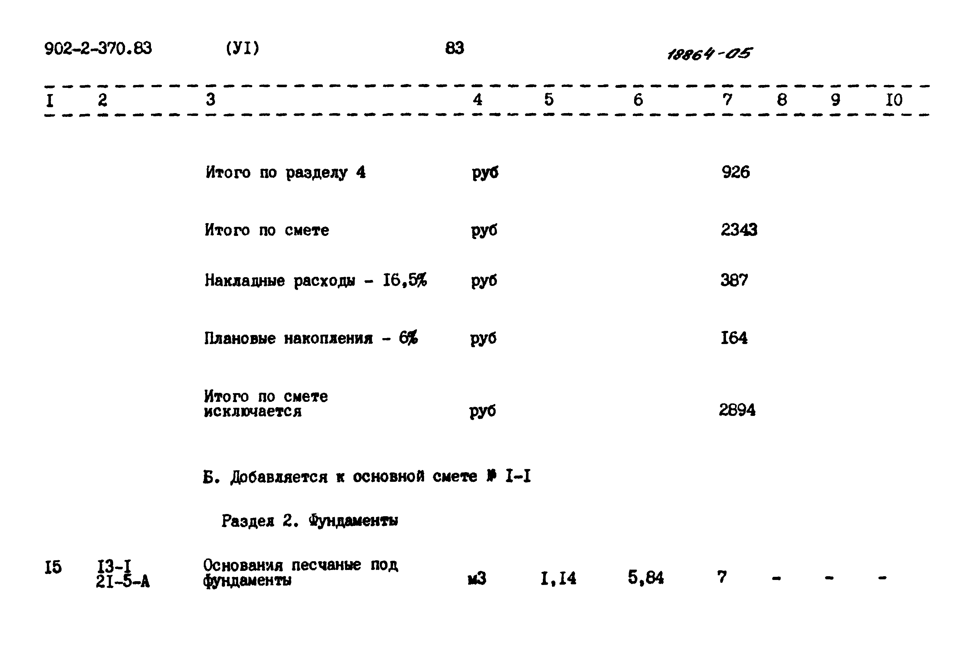 Типовой проект 902-2-370.83