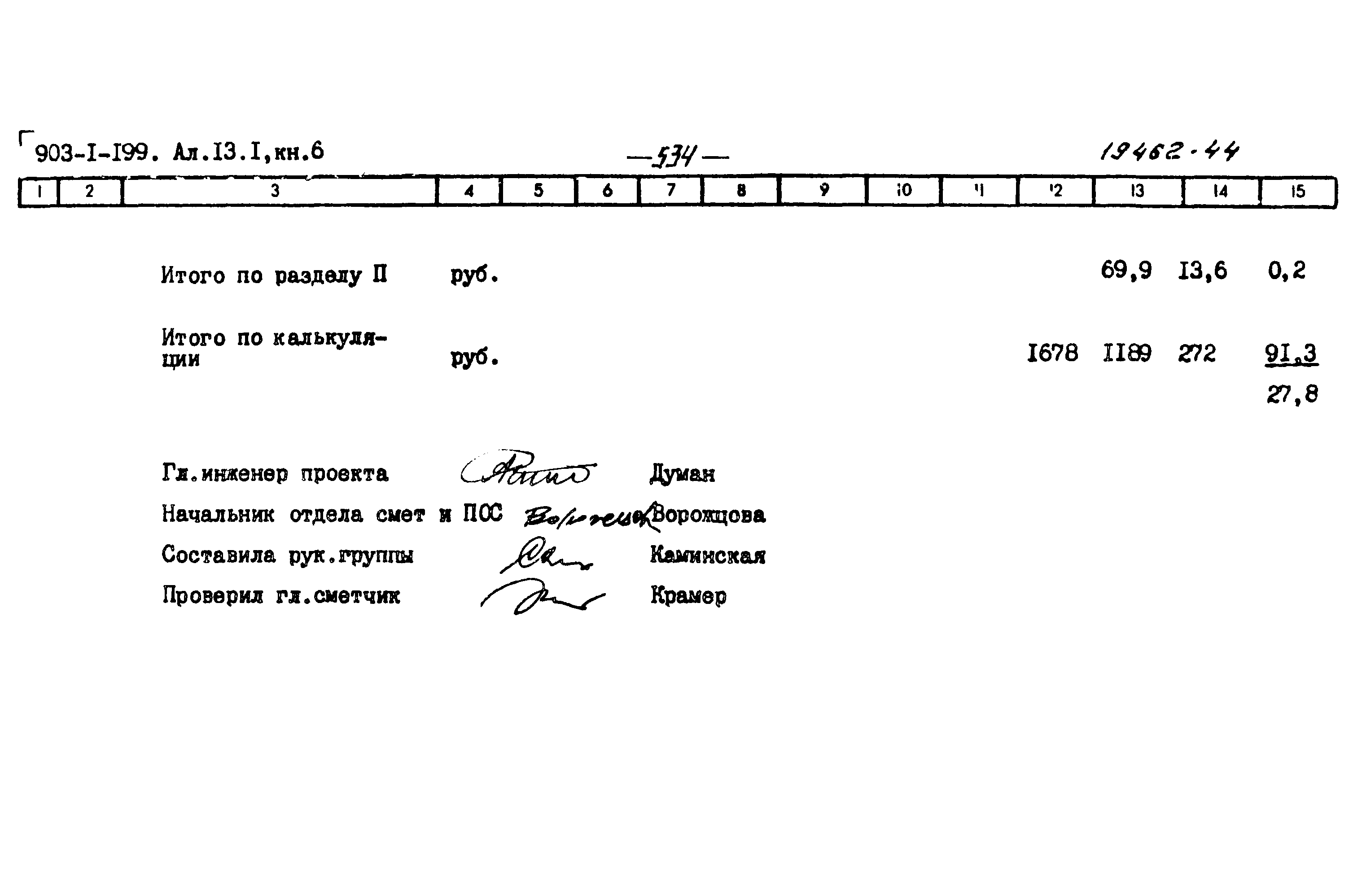 Типовой проект 903-1-200