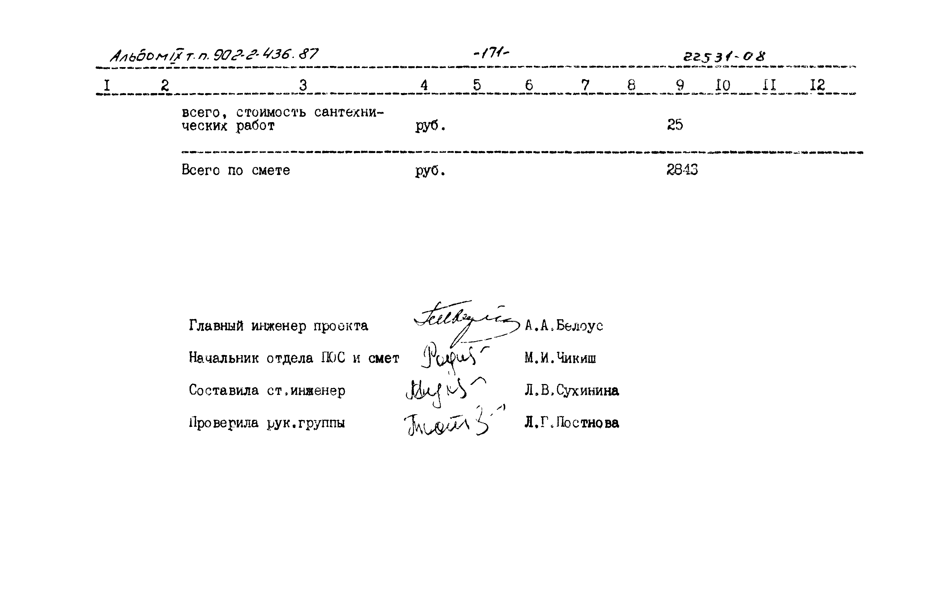 Типовой проект 902-2-436.87