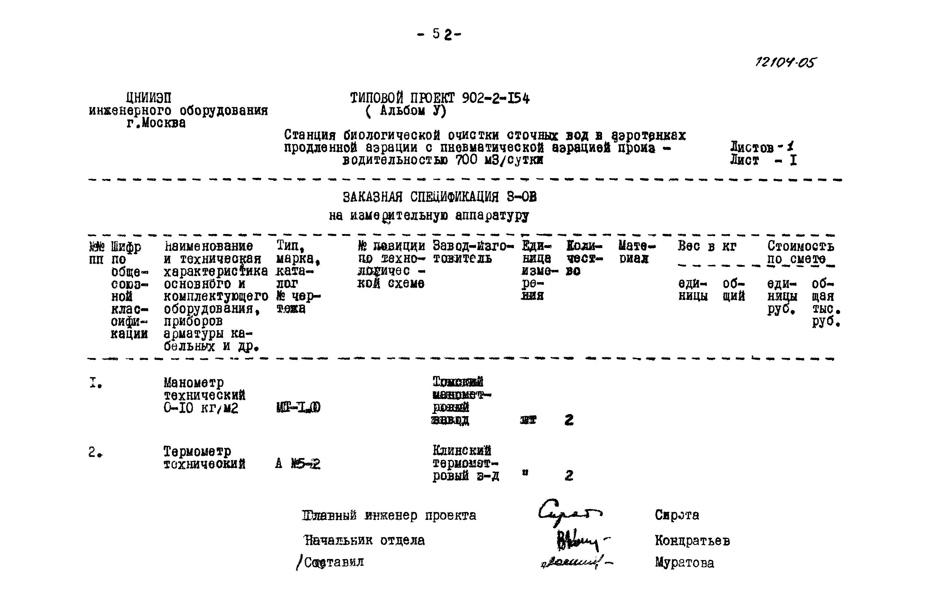 Типовой проект 902-2-154