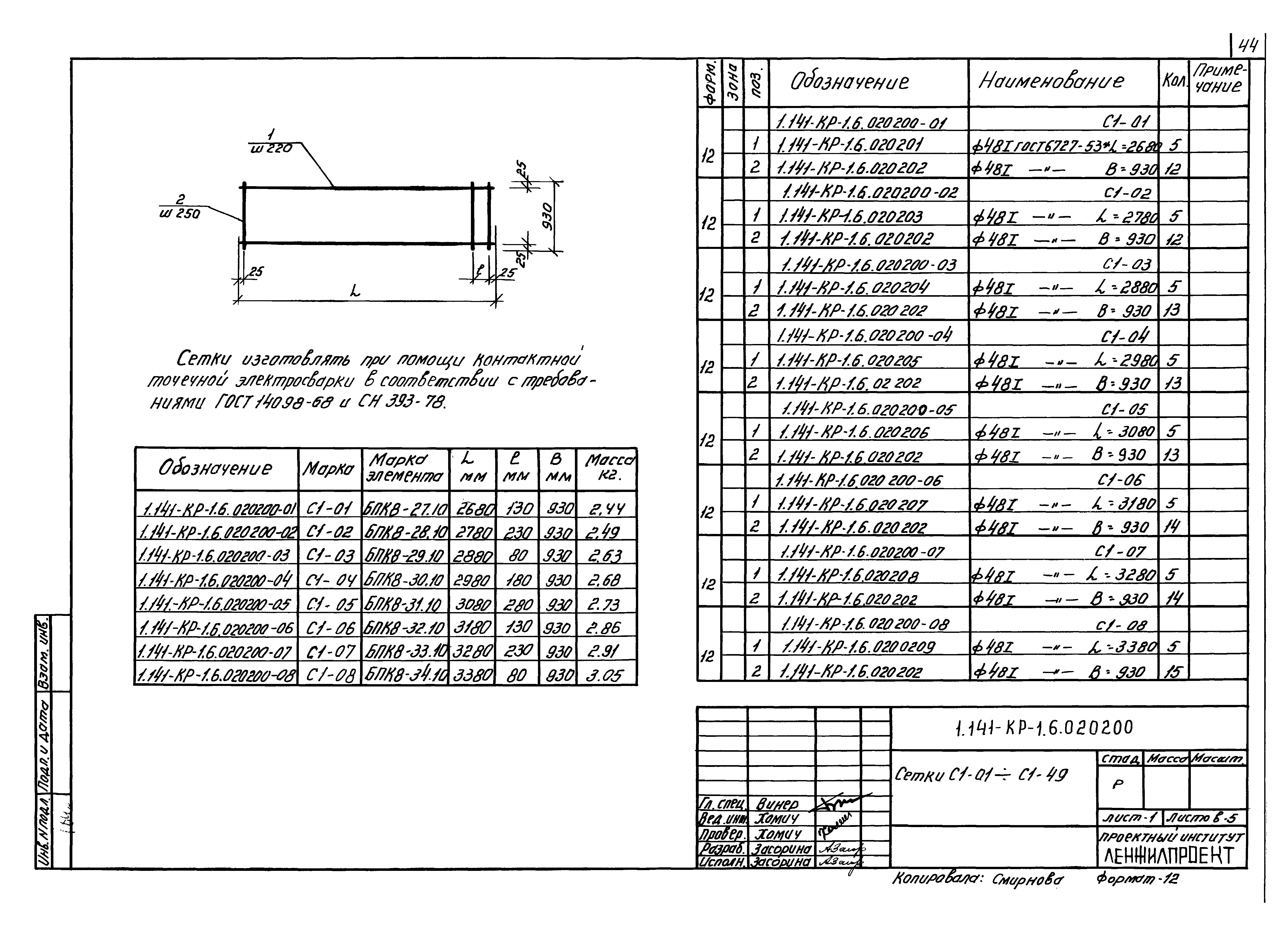 Серия 1.141-КР-1