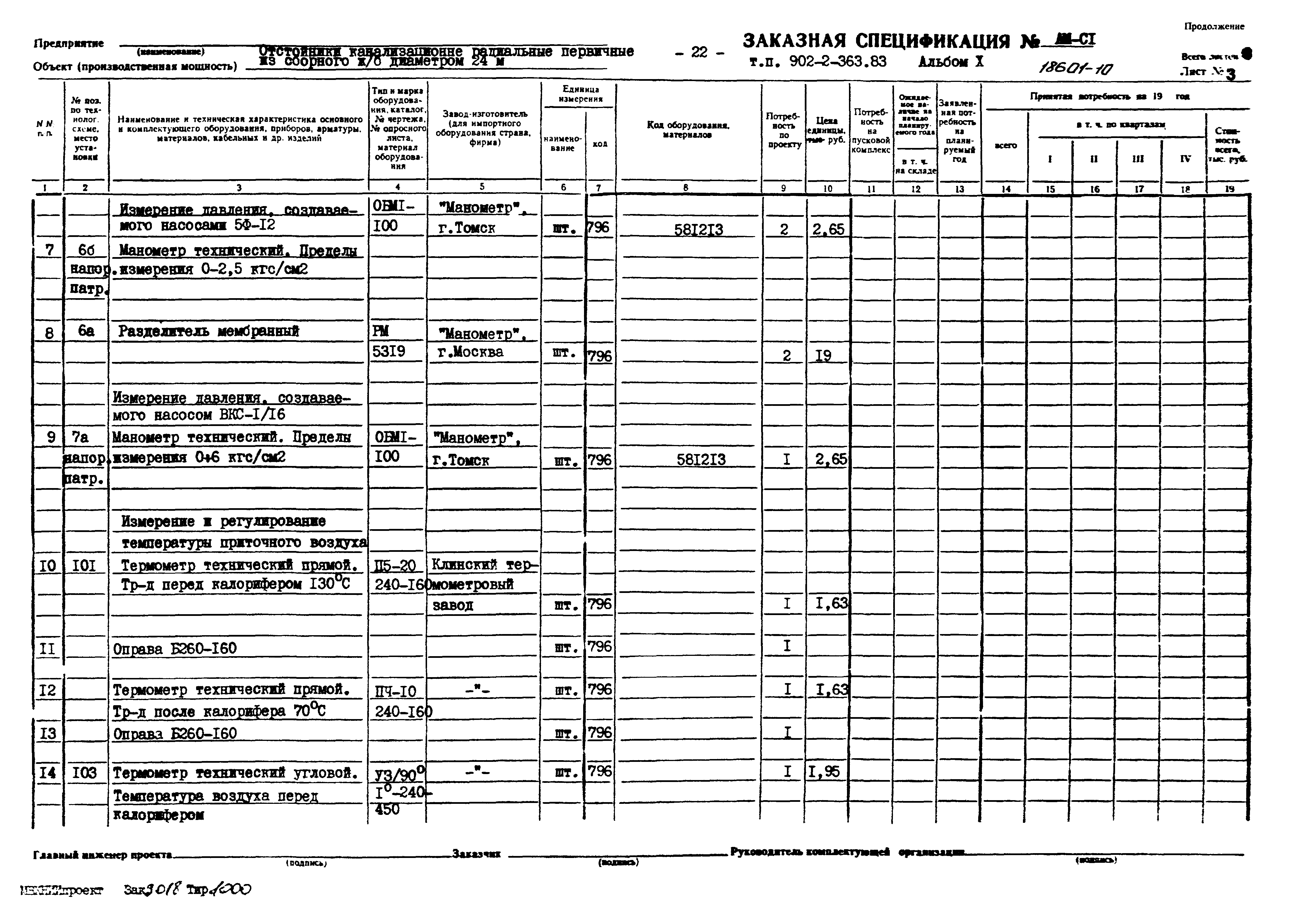 Типовой проект 902-2-363.83