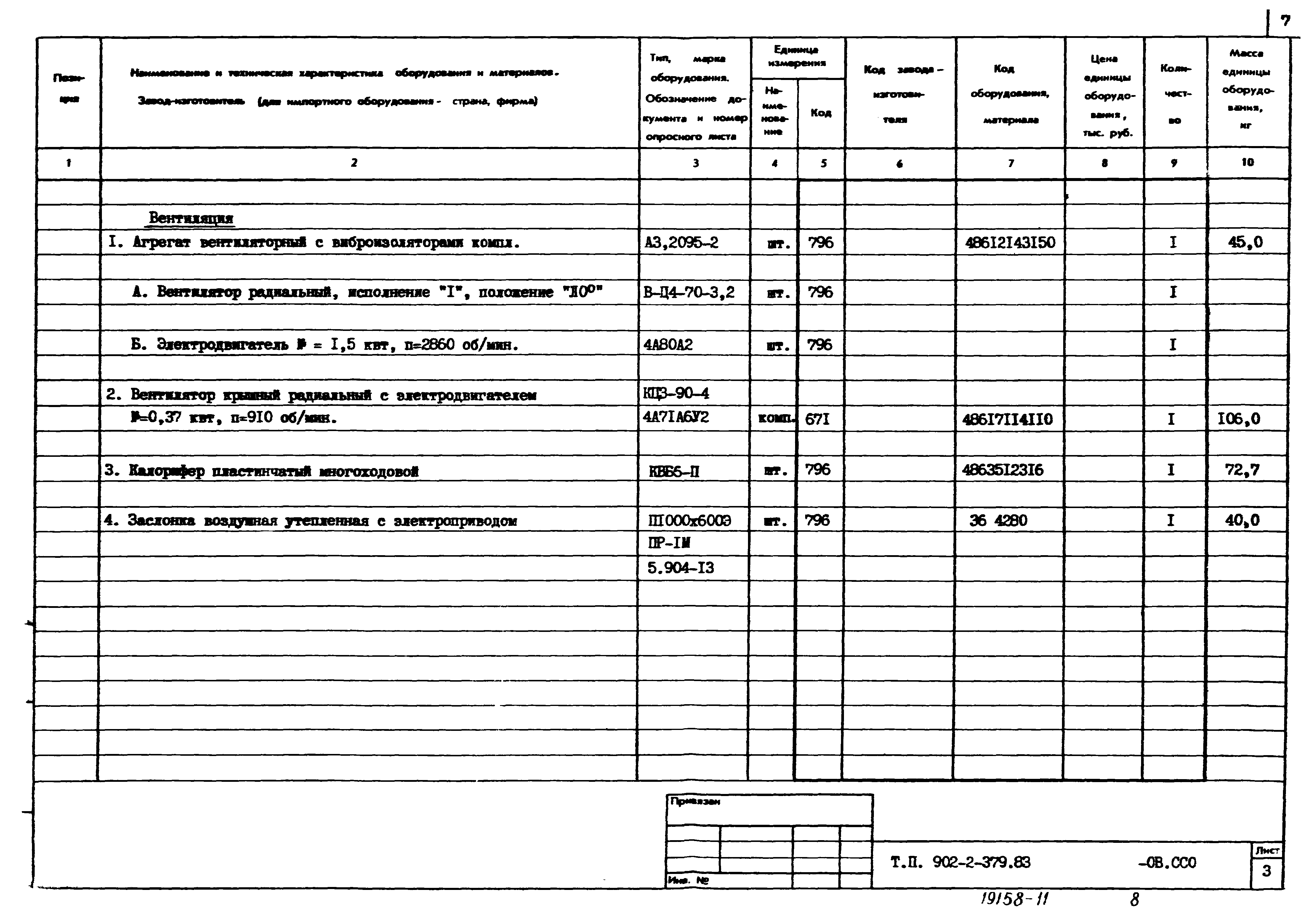 Типовой проект 902-2-379.83