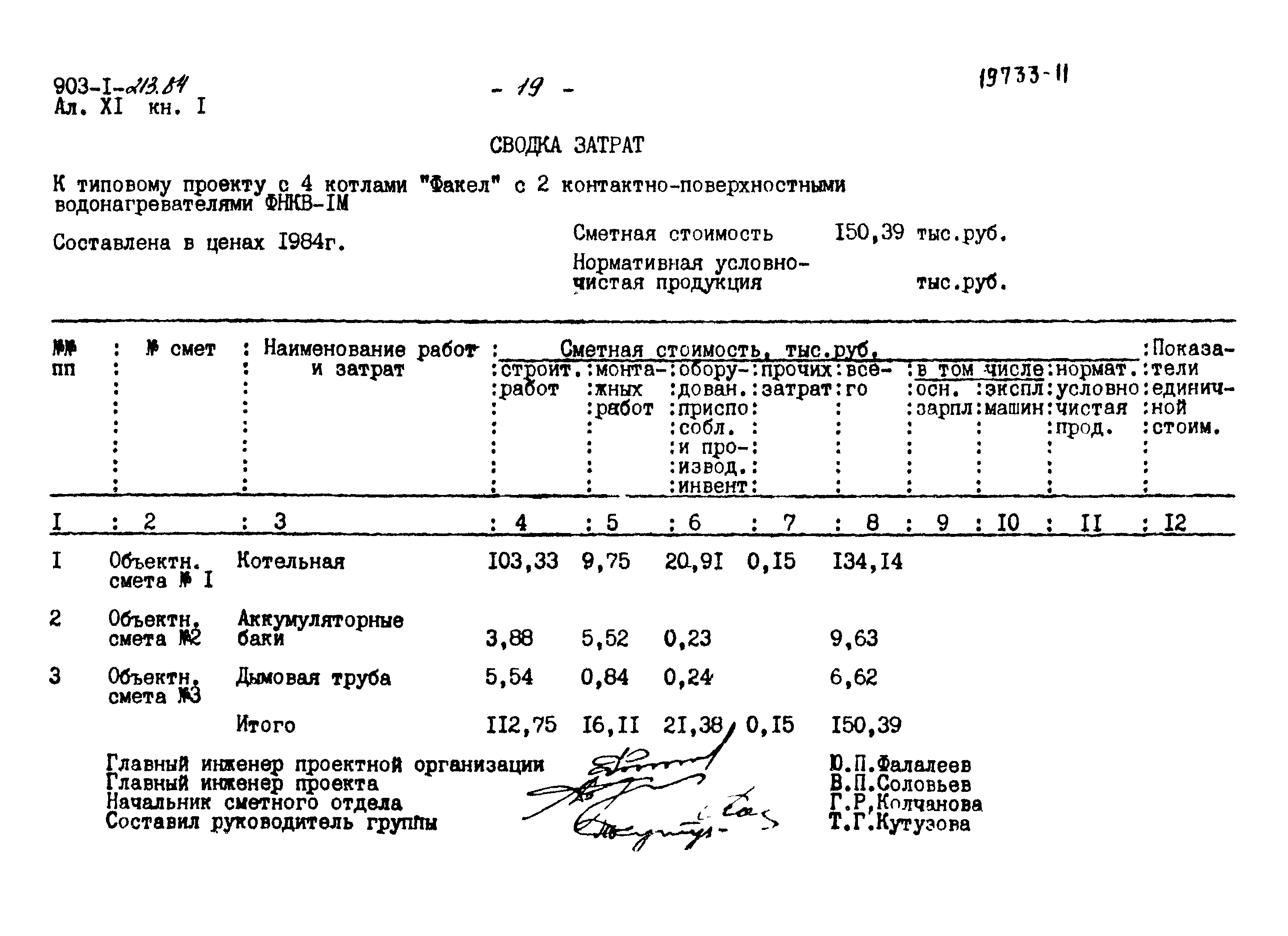 Типовой проект 903-1-213.84