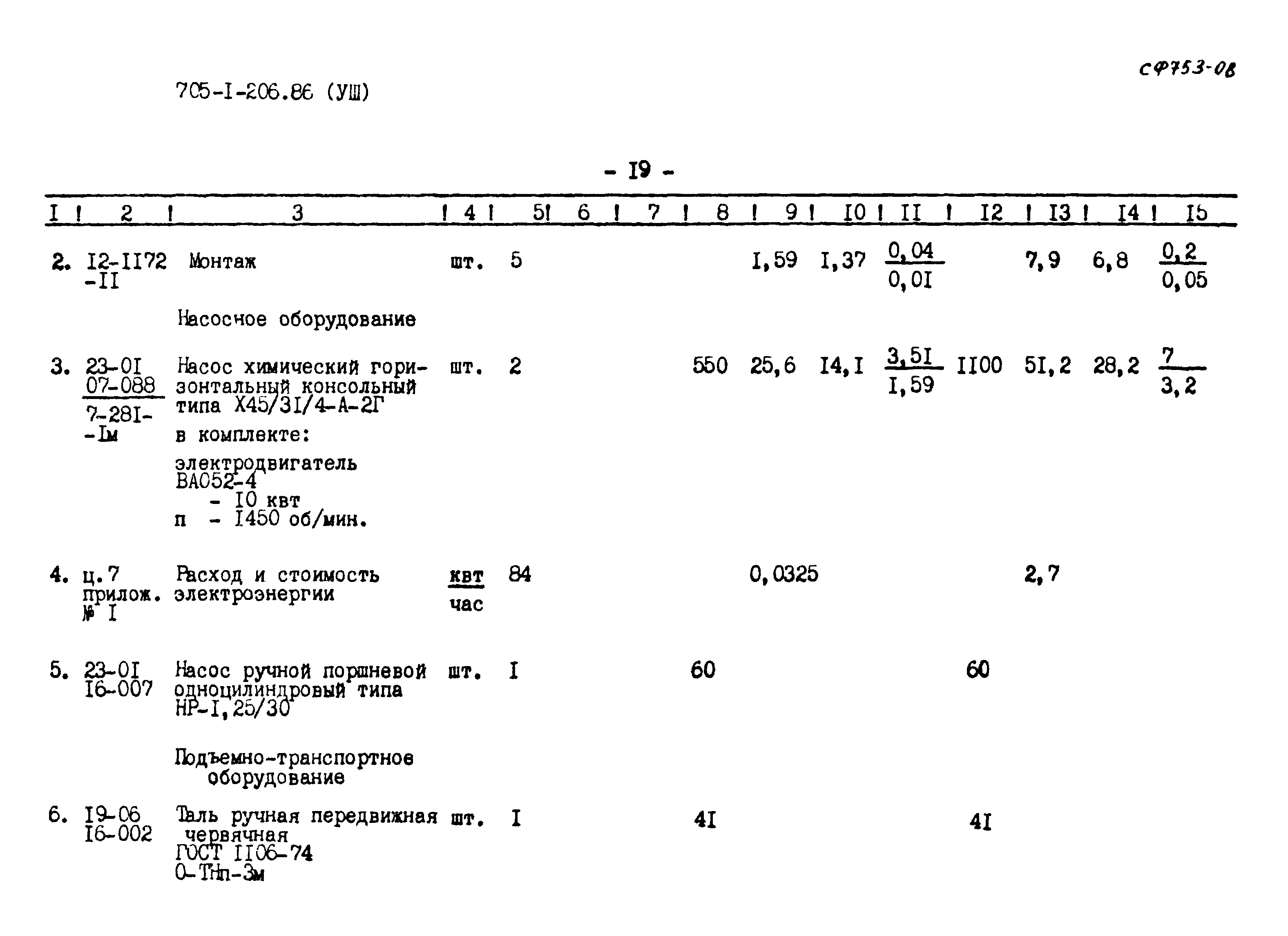 Типовой проект 705-1-206.86