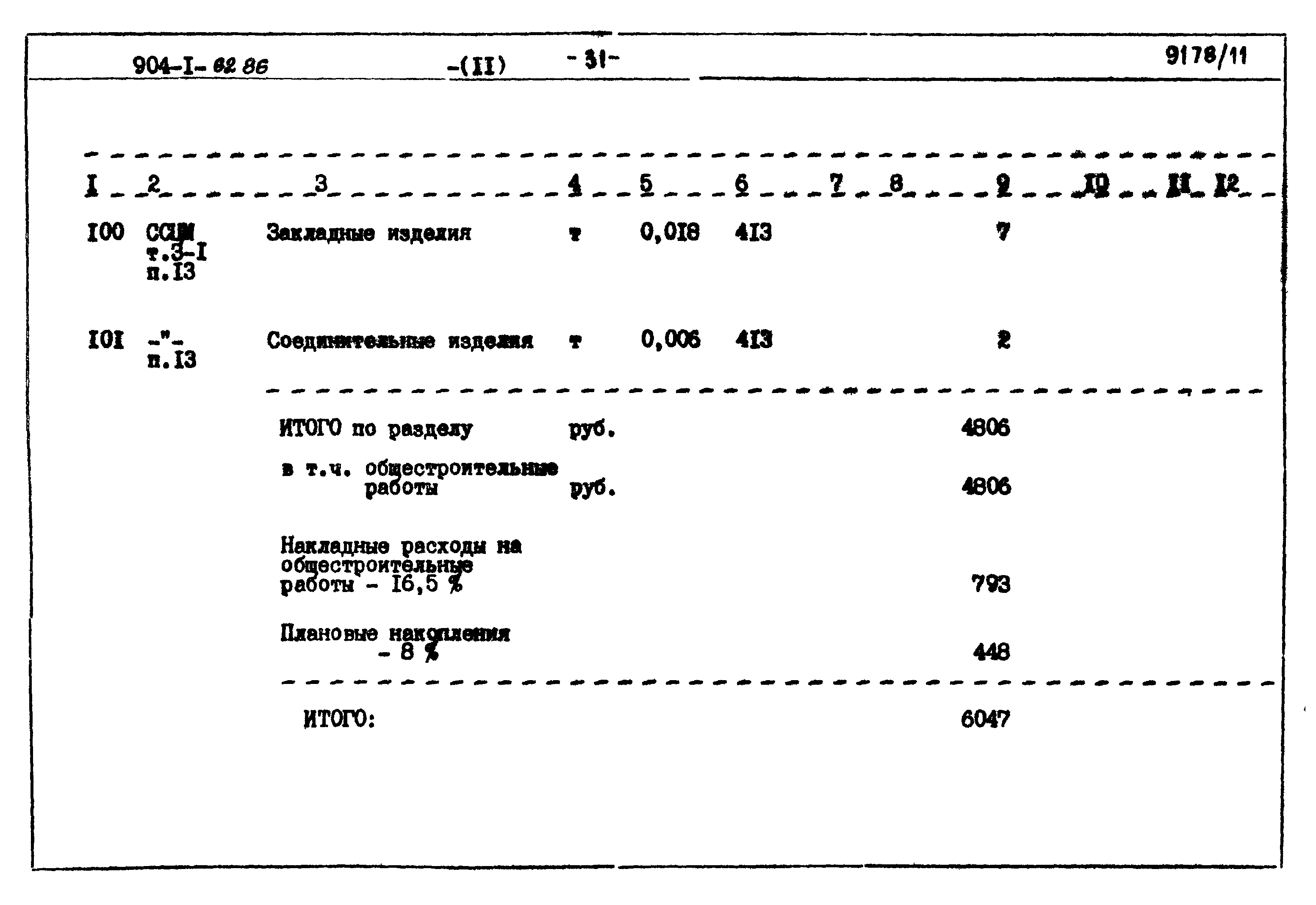 Типовой проект 904-1-62.86