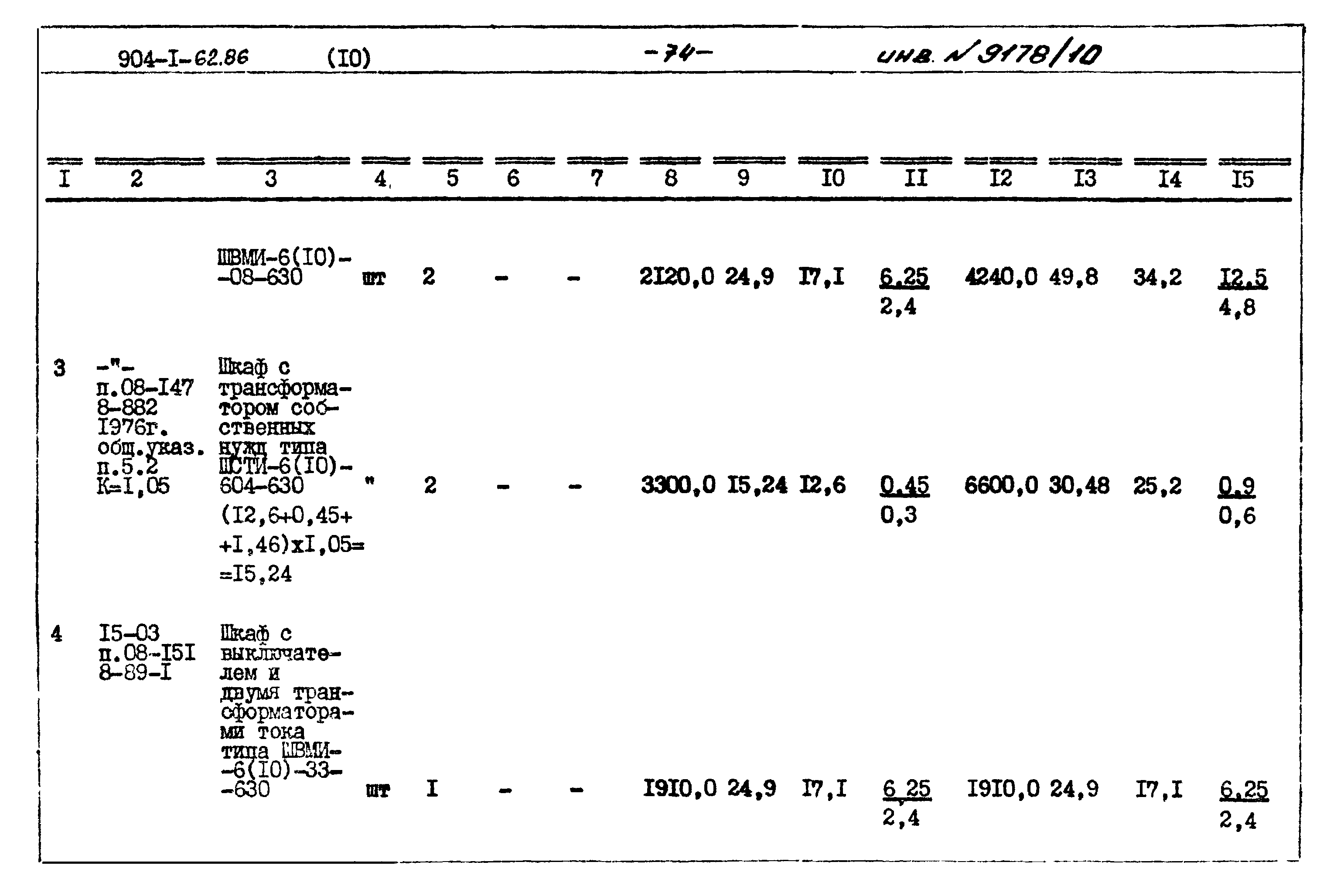 Типовой проект 904-1-62.86