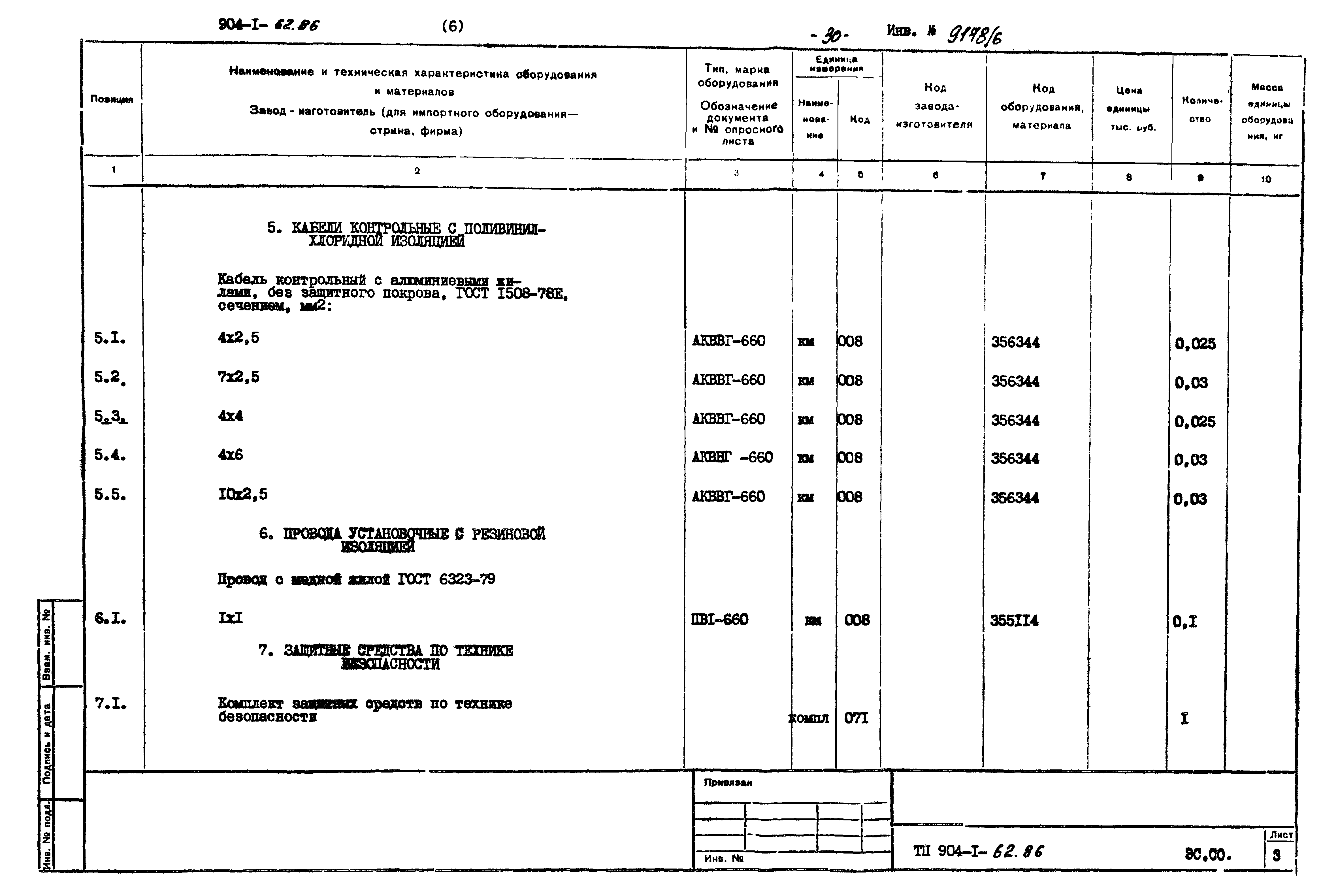 Типовой проект 904-1-62.86