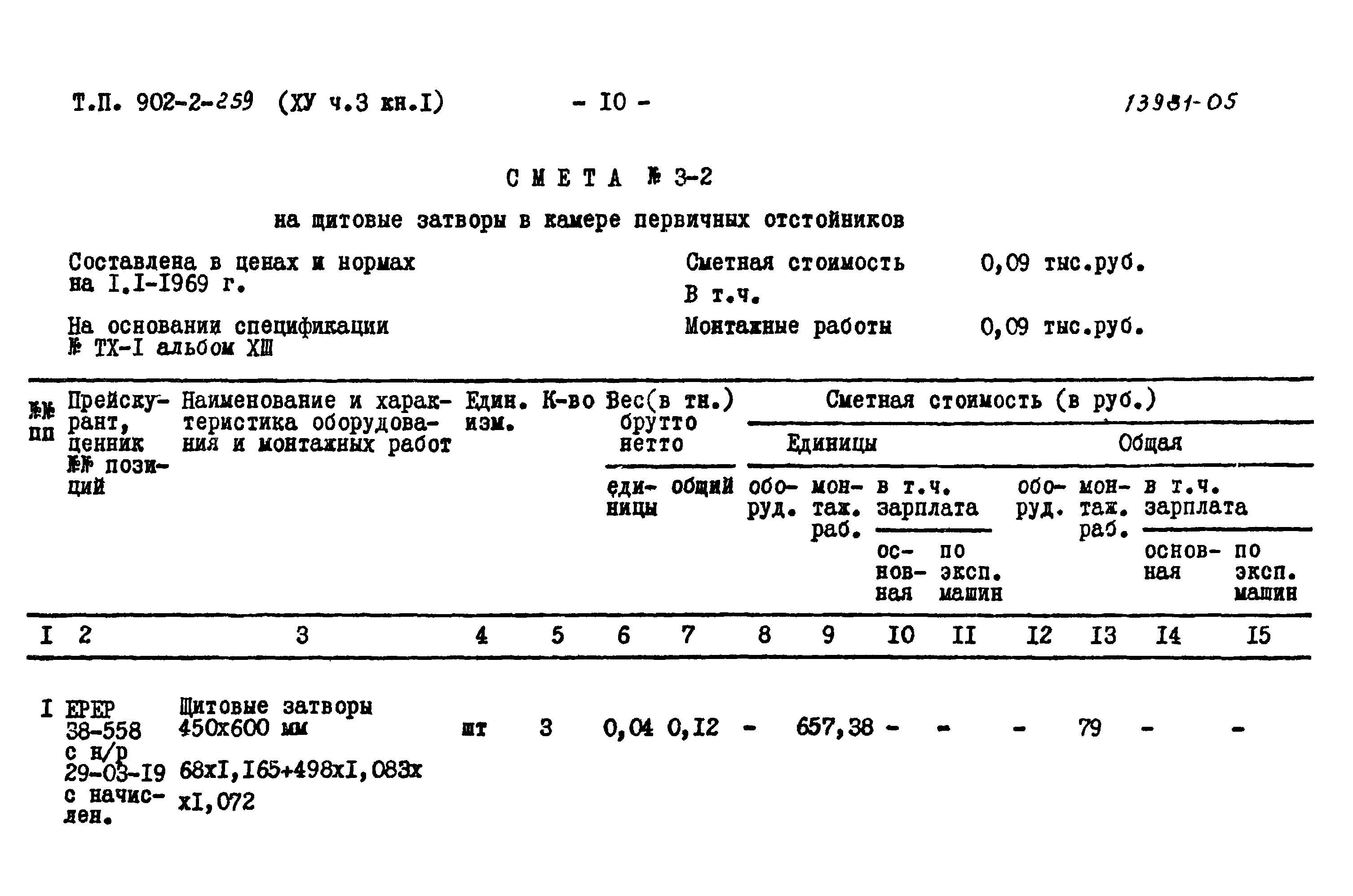 Типовой проект 902-2-259