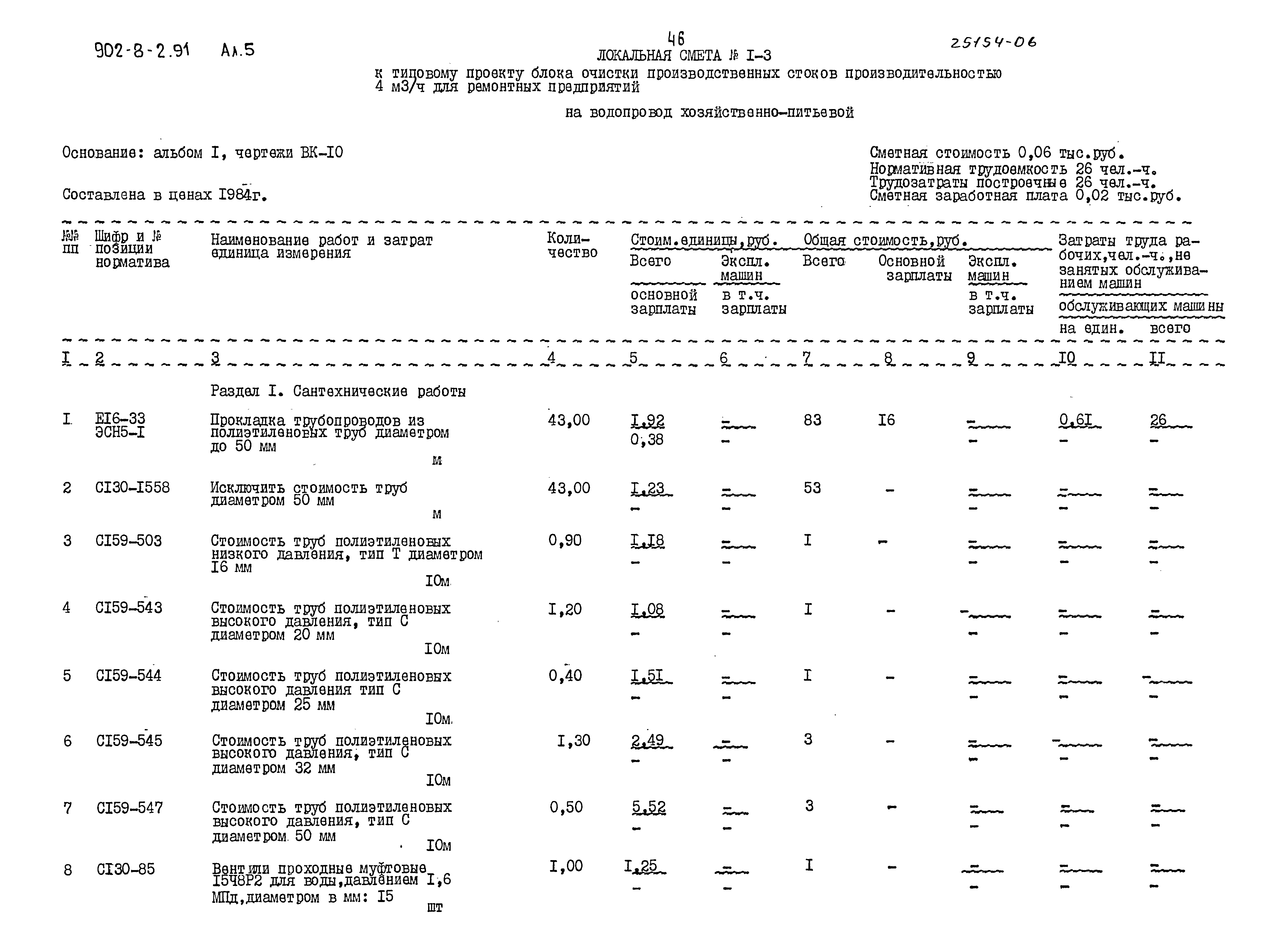 Типовой проект 902-8-2.91