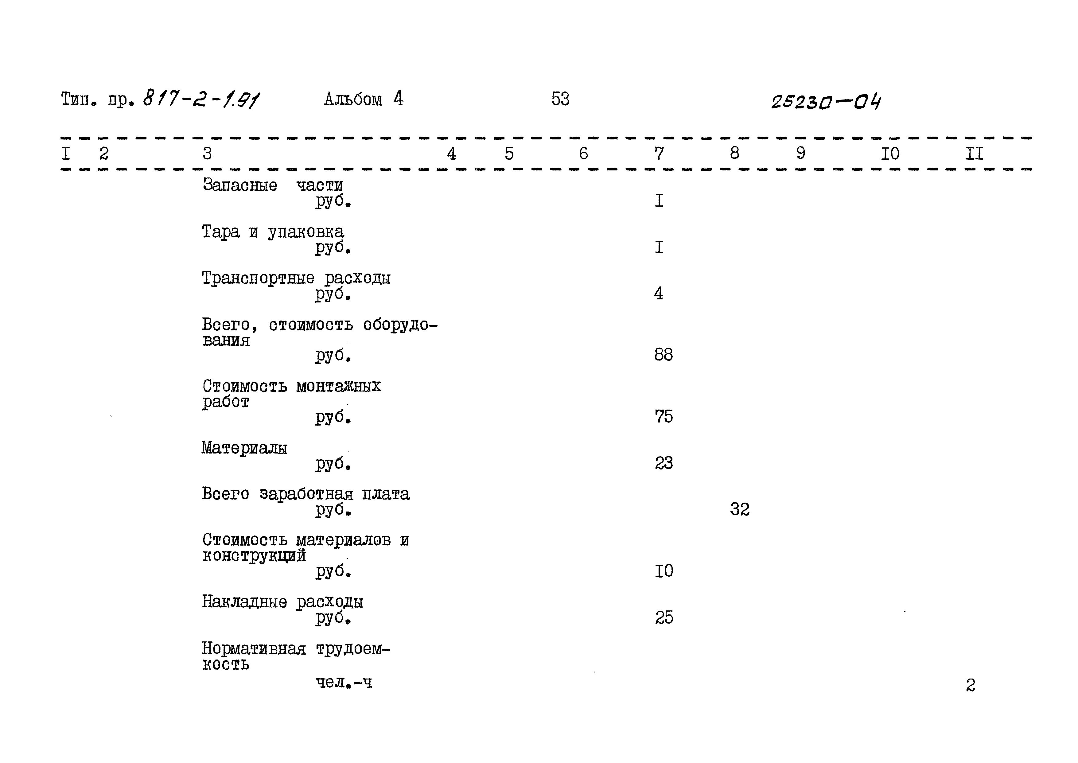 Типовой проект 817-2-1.91