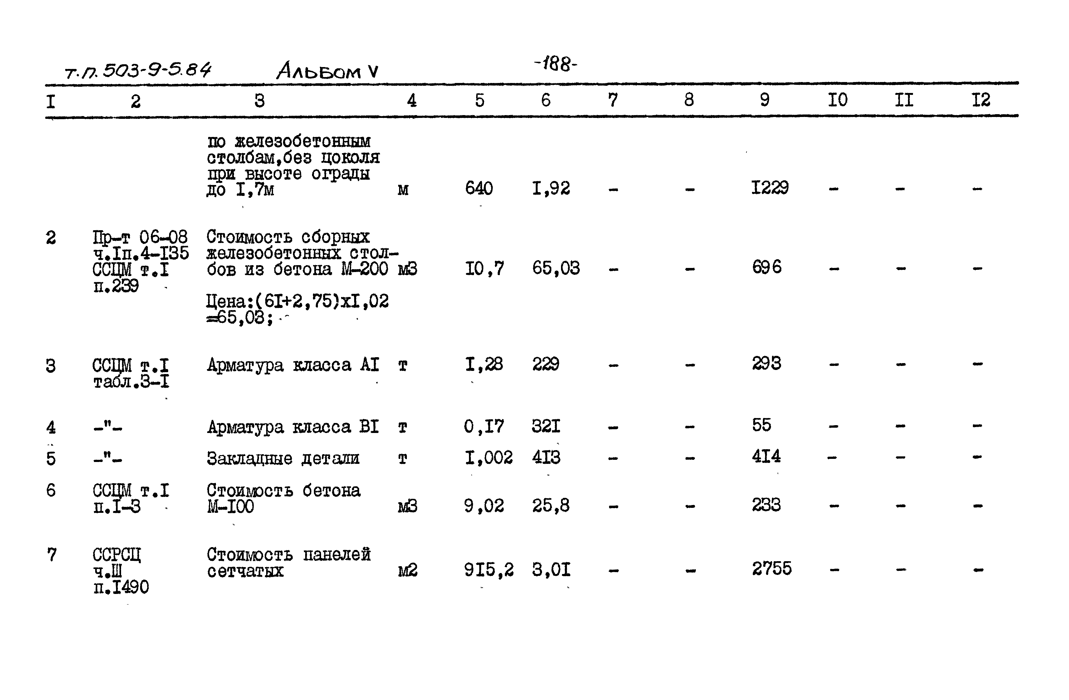 Типовой проект 503-9-5.84