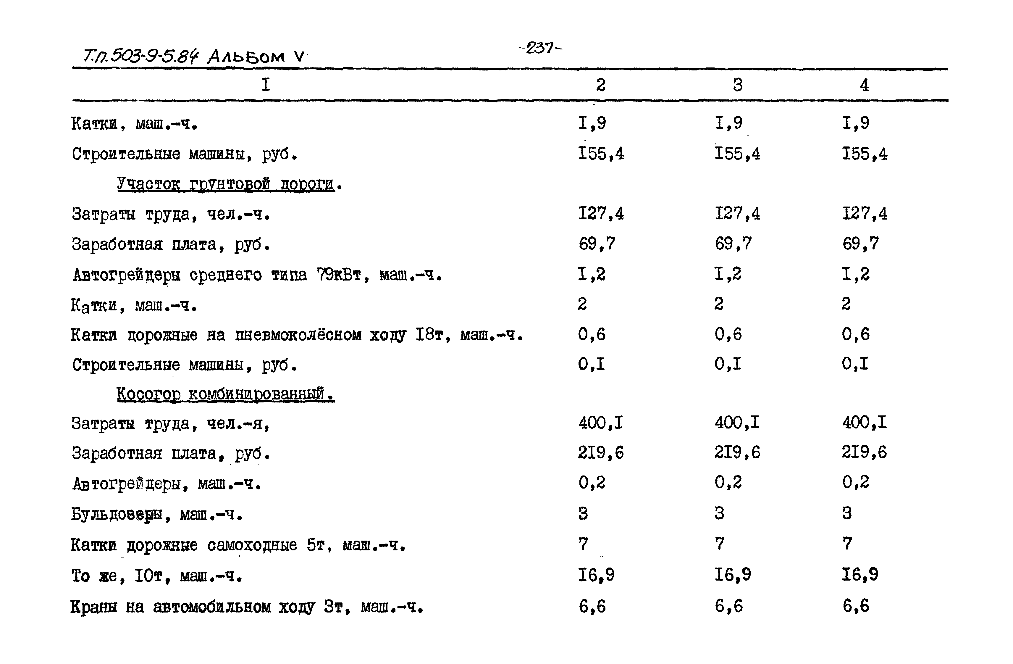 Типовой проект 503-9-5.84