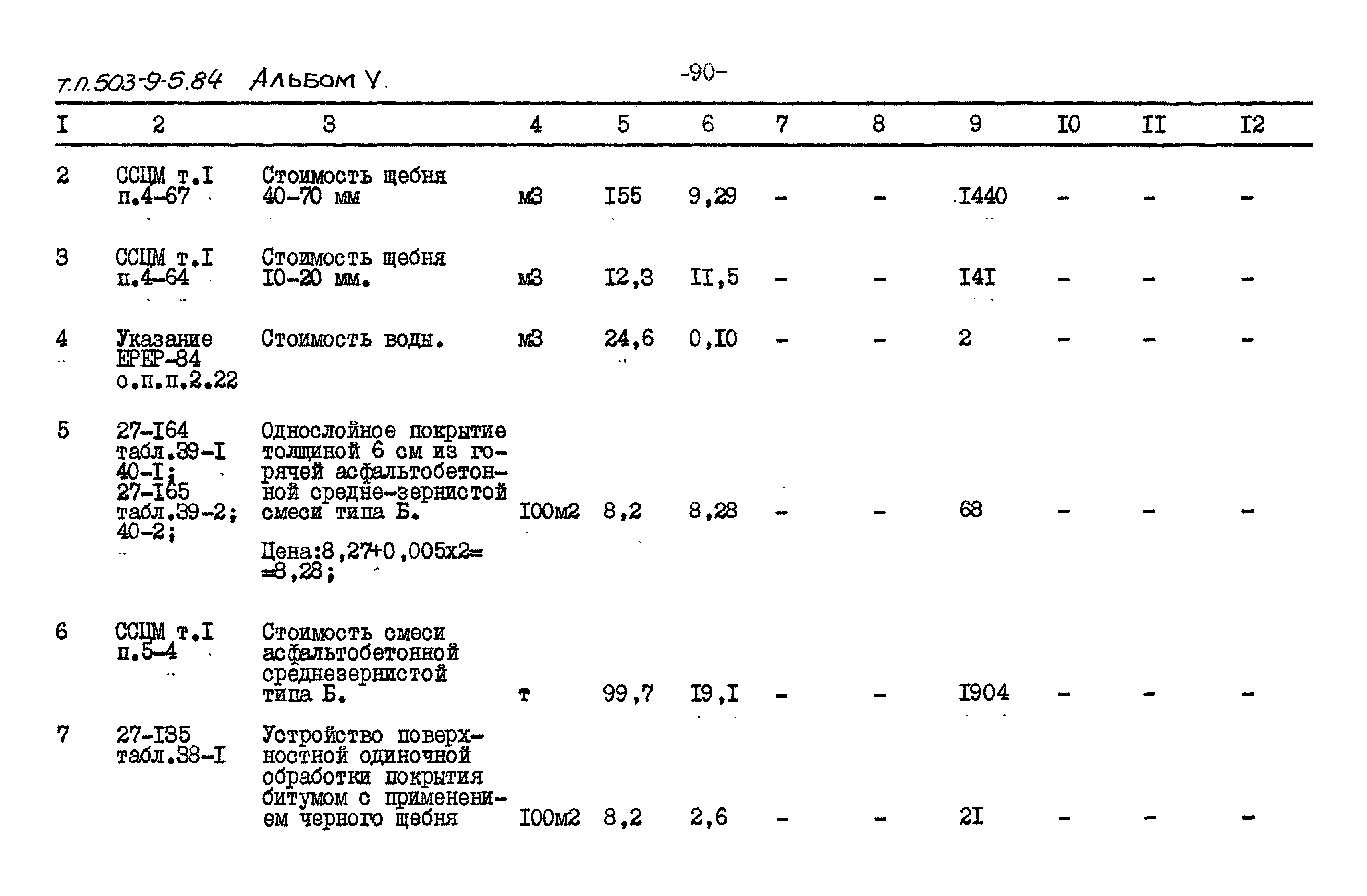 Типовой проект 503-9-5.84